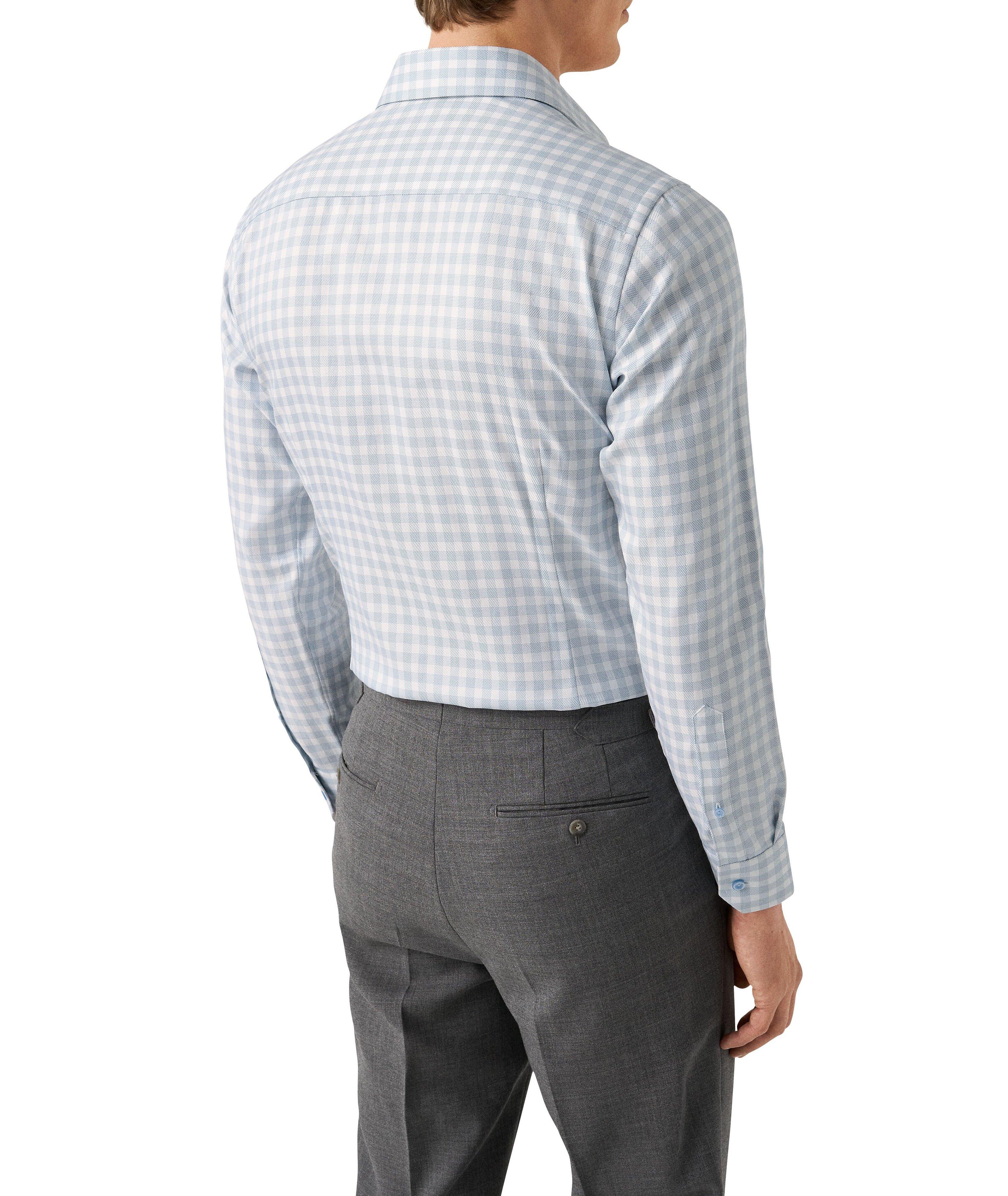 Slim-Fit Check Dress Shirt image 3