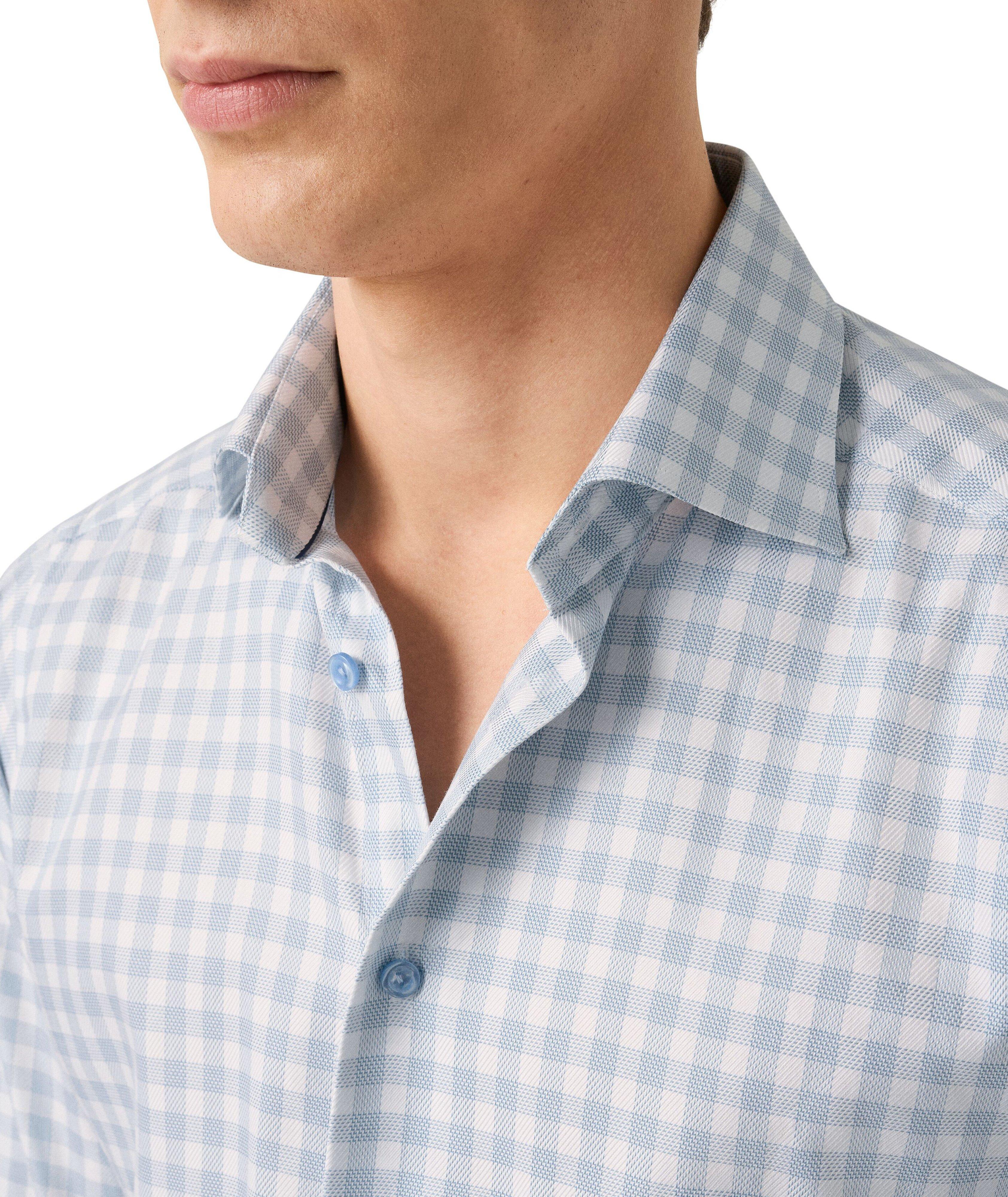 Slim-Fit Check Dress Shirt image 4