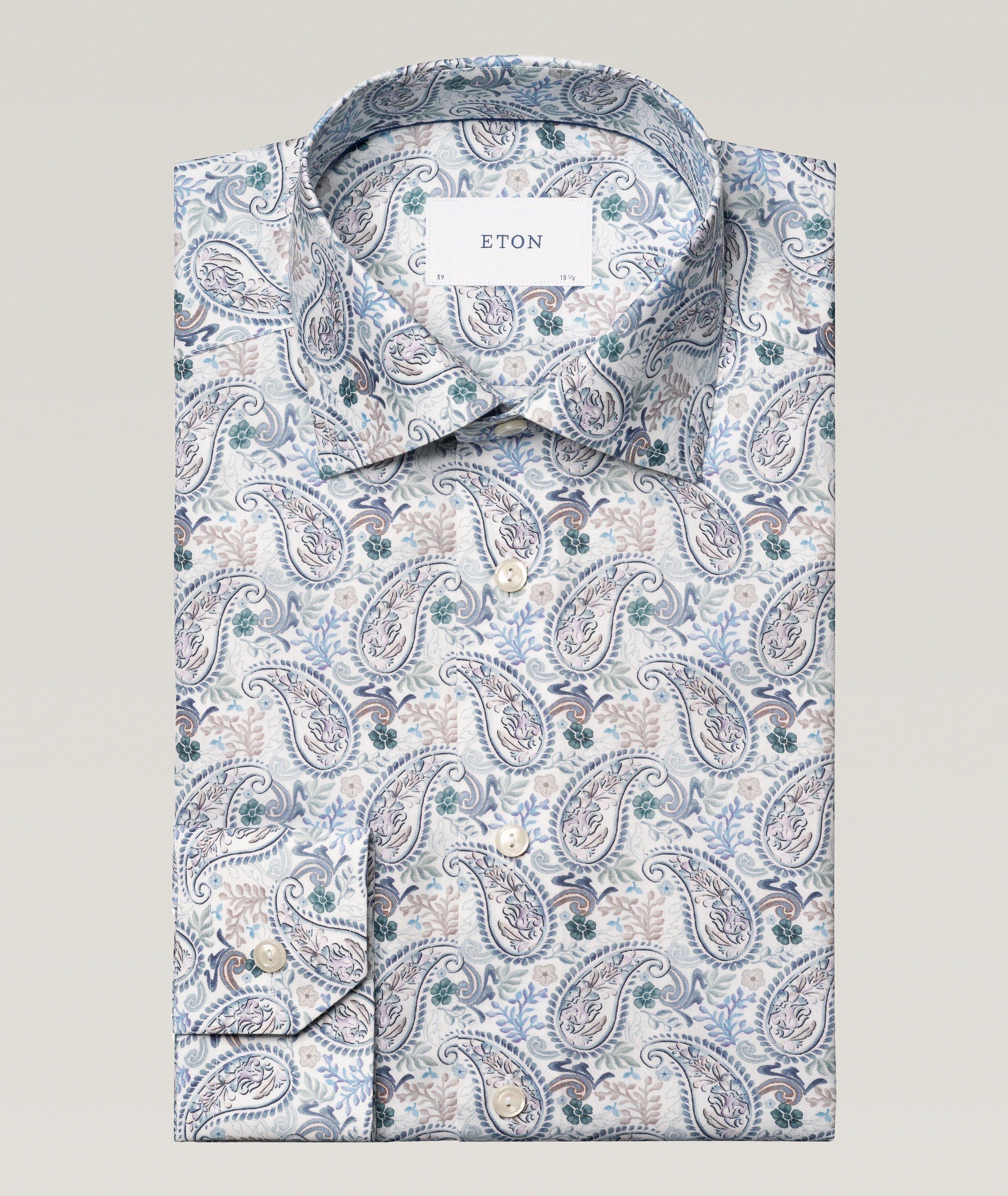 Chemise habillée à motif paisley de coupe contemporaine image 0