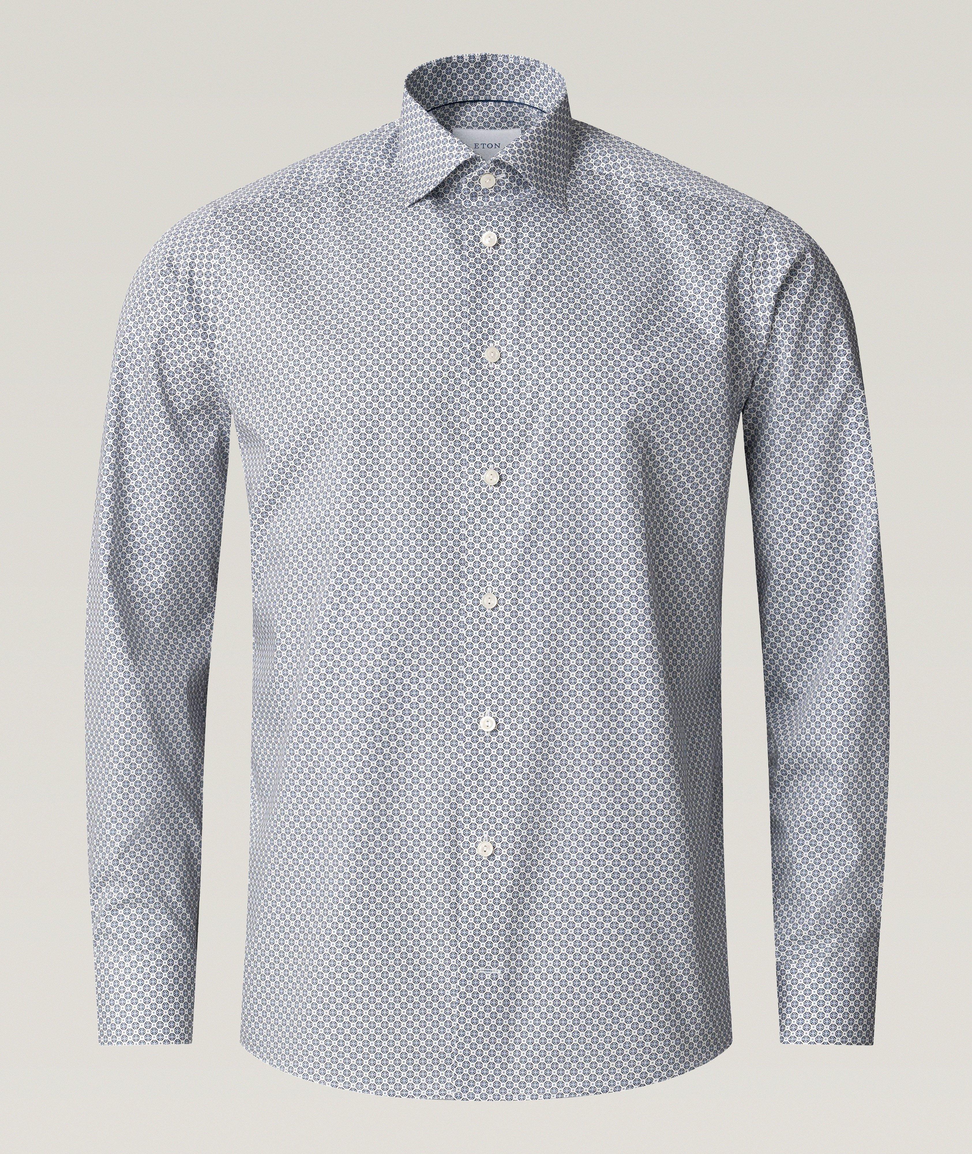 Slim-Fit Medallion Signature Twill Dress Shirt image 1