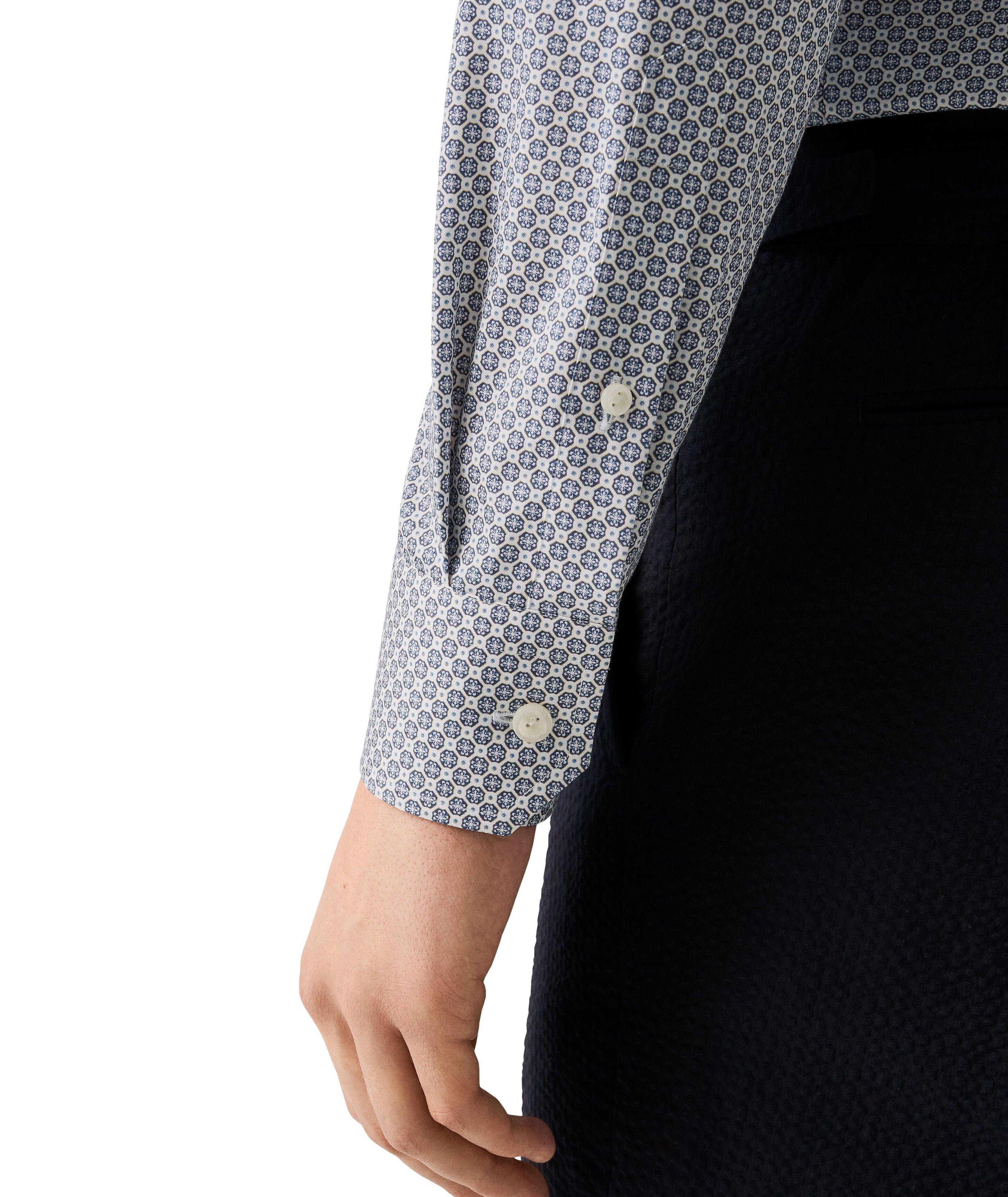Slim-Fit Medallion Signature Twill Dress Shirt image 5