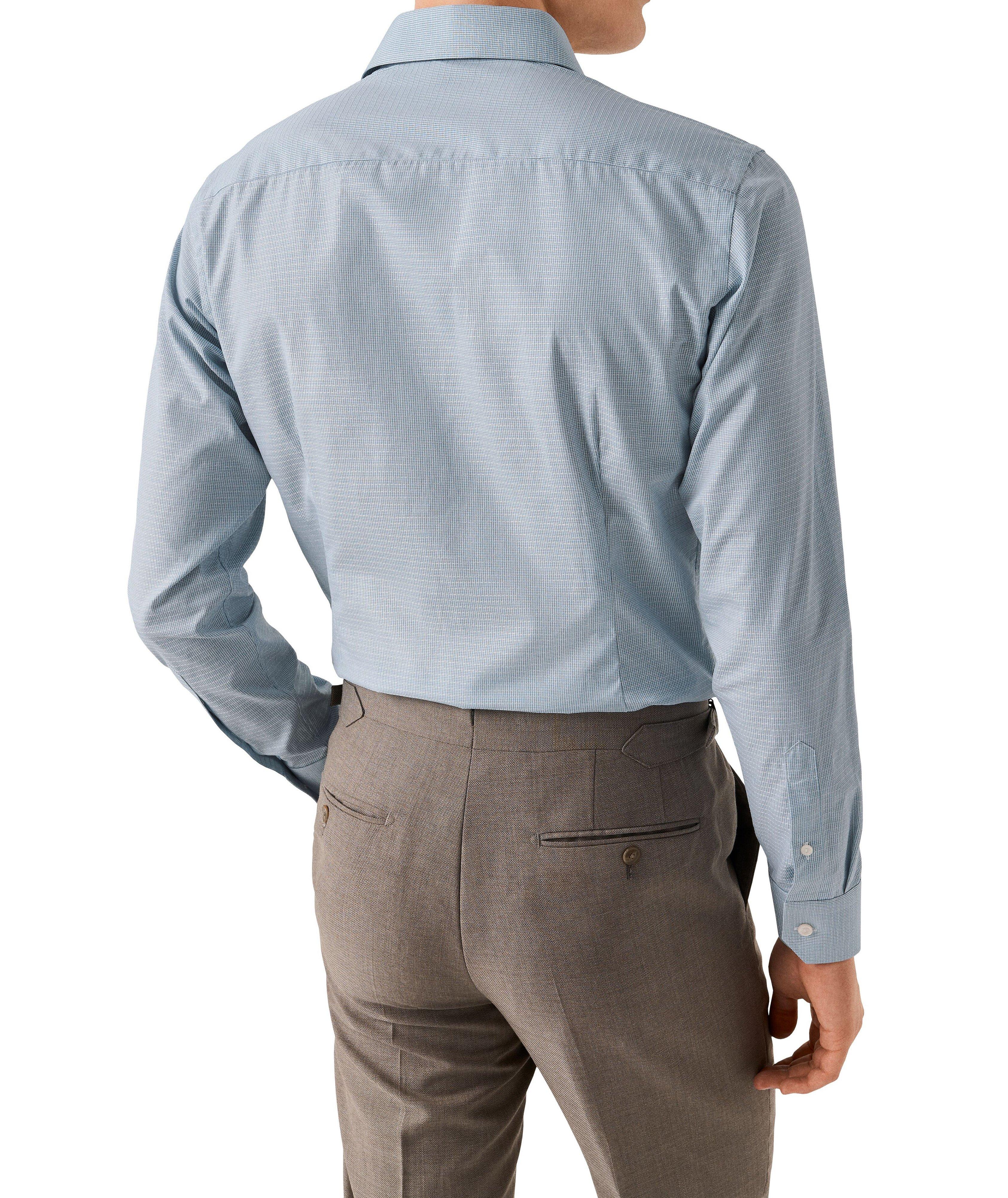 Contemporary-Fit Semi-Solid Dobby Shirt image 3