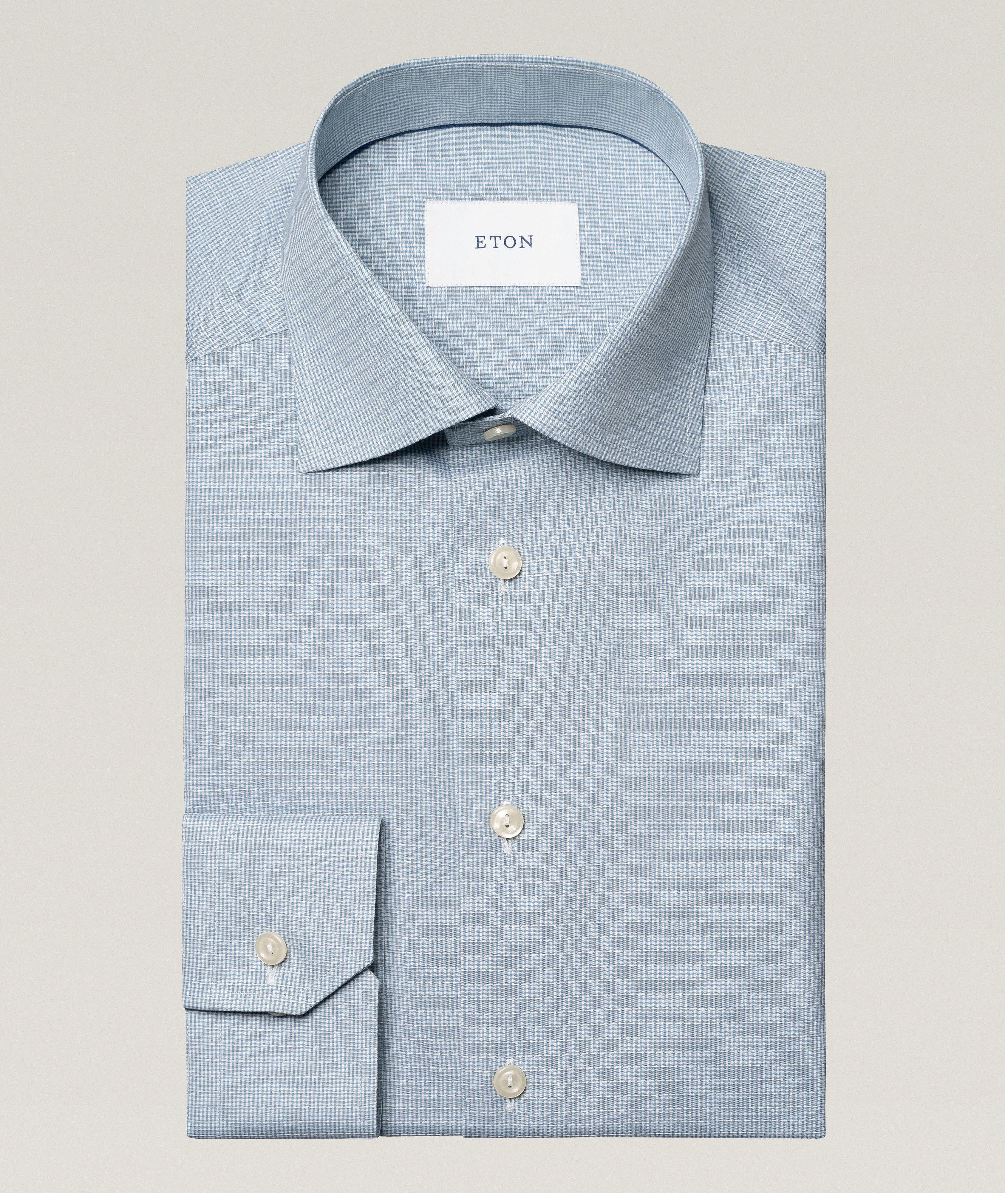 Contemporary-Fit Semi-Solid Dobby Shirt image 0