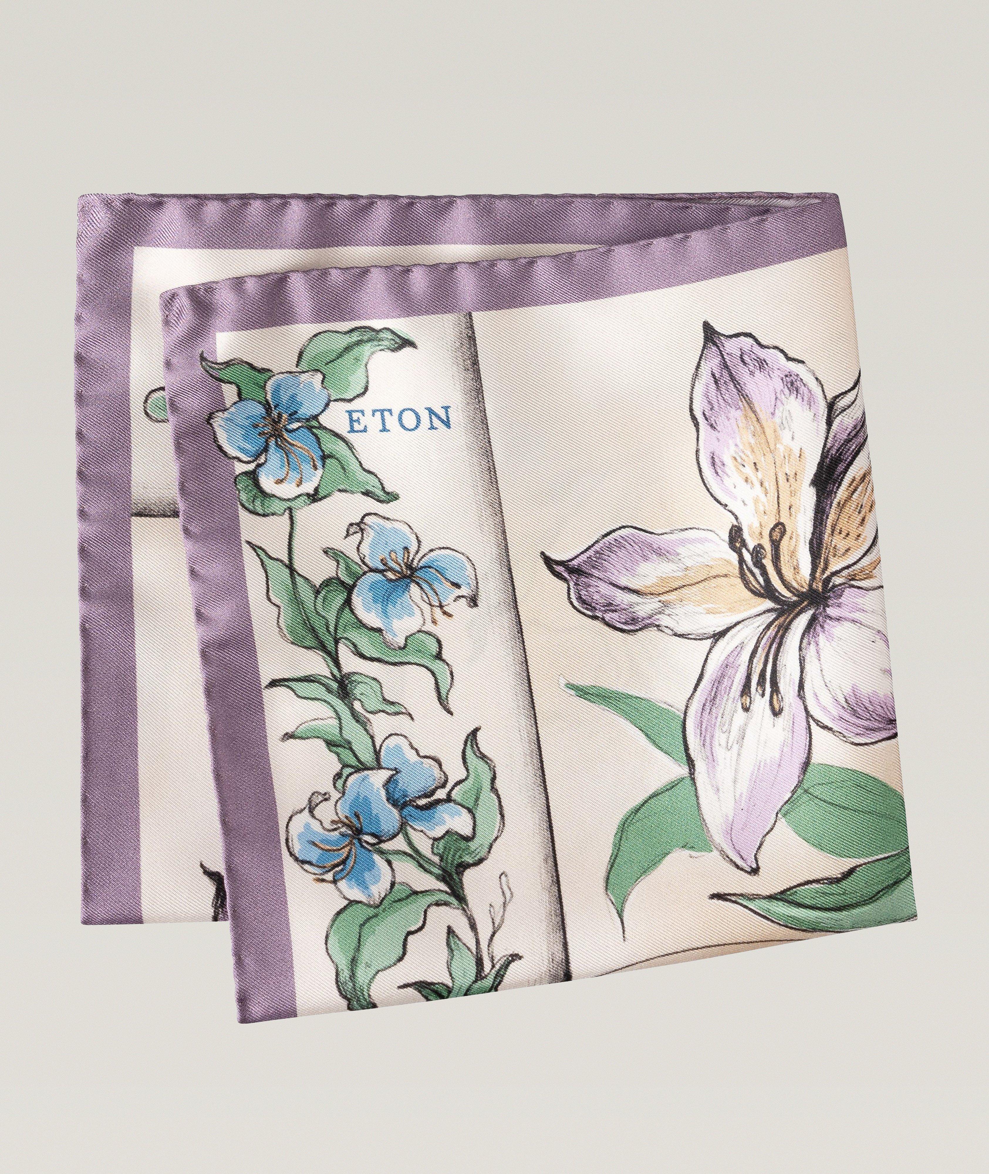Floral Silk Pocket Square image 0