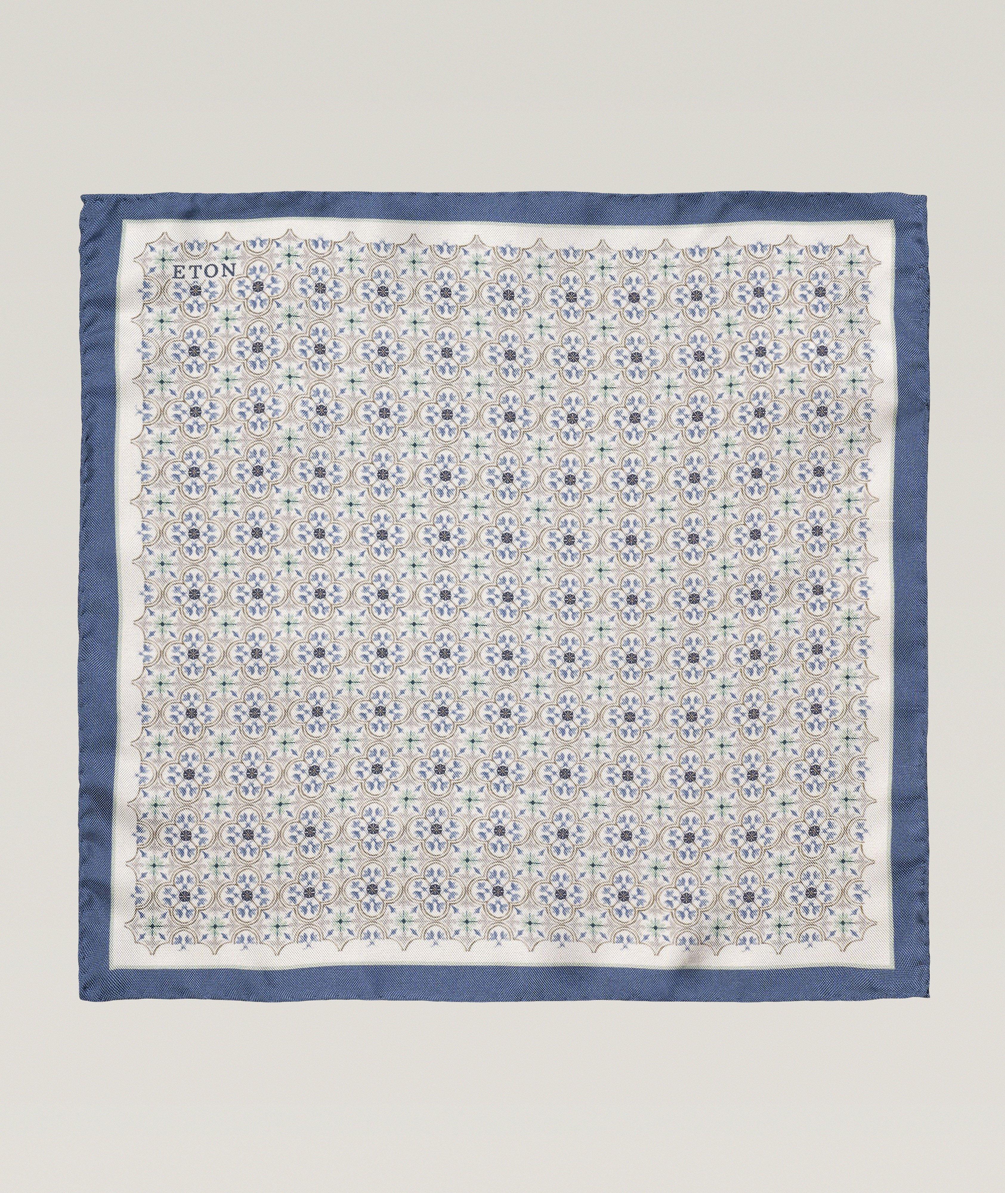 Medallion Silk Pocket Square image 1