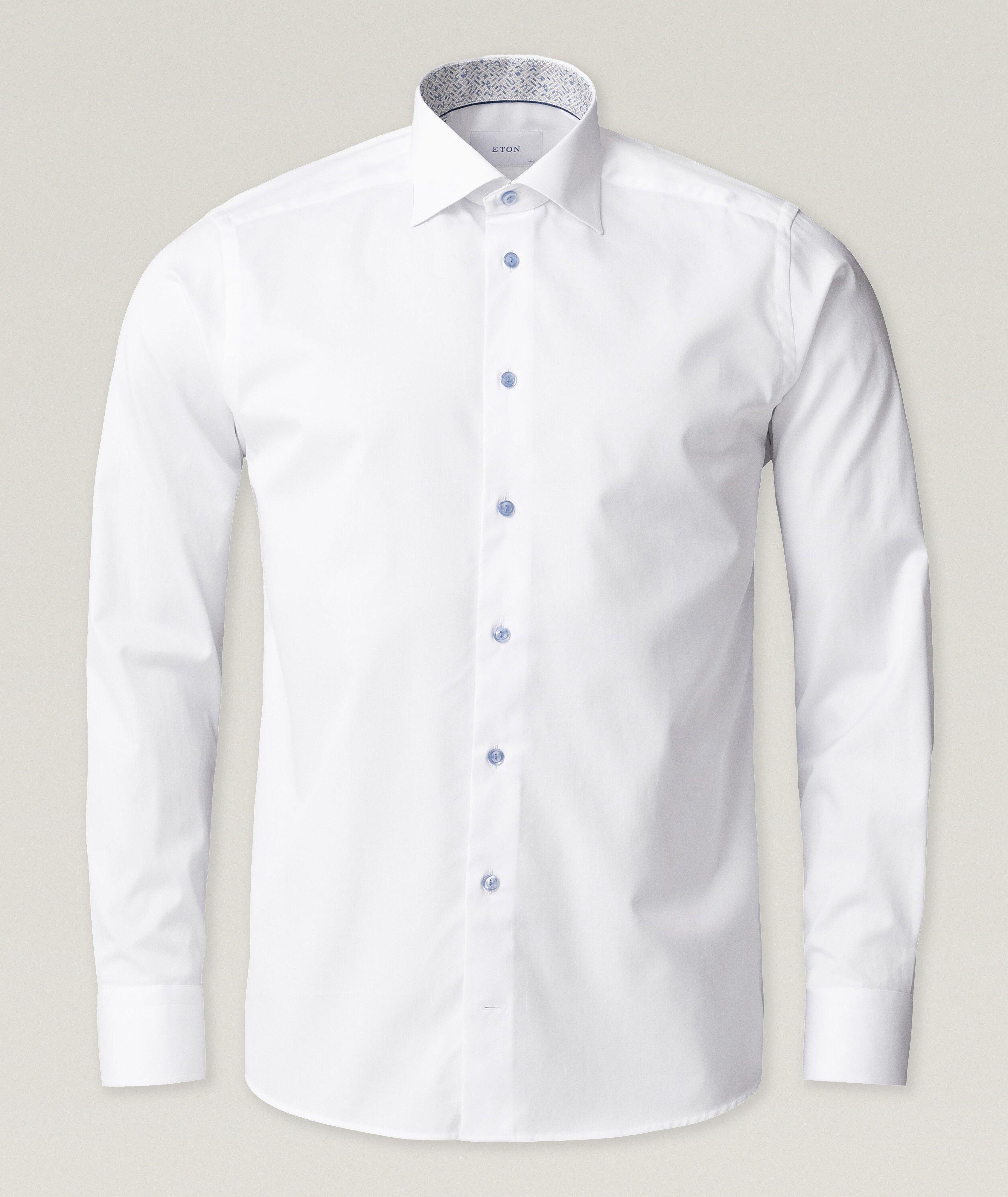 Chemise en twill à revers imprimés image 1
