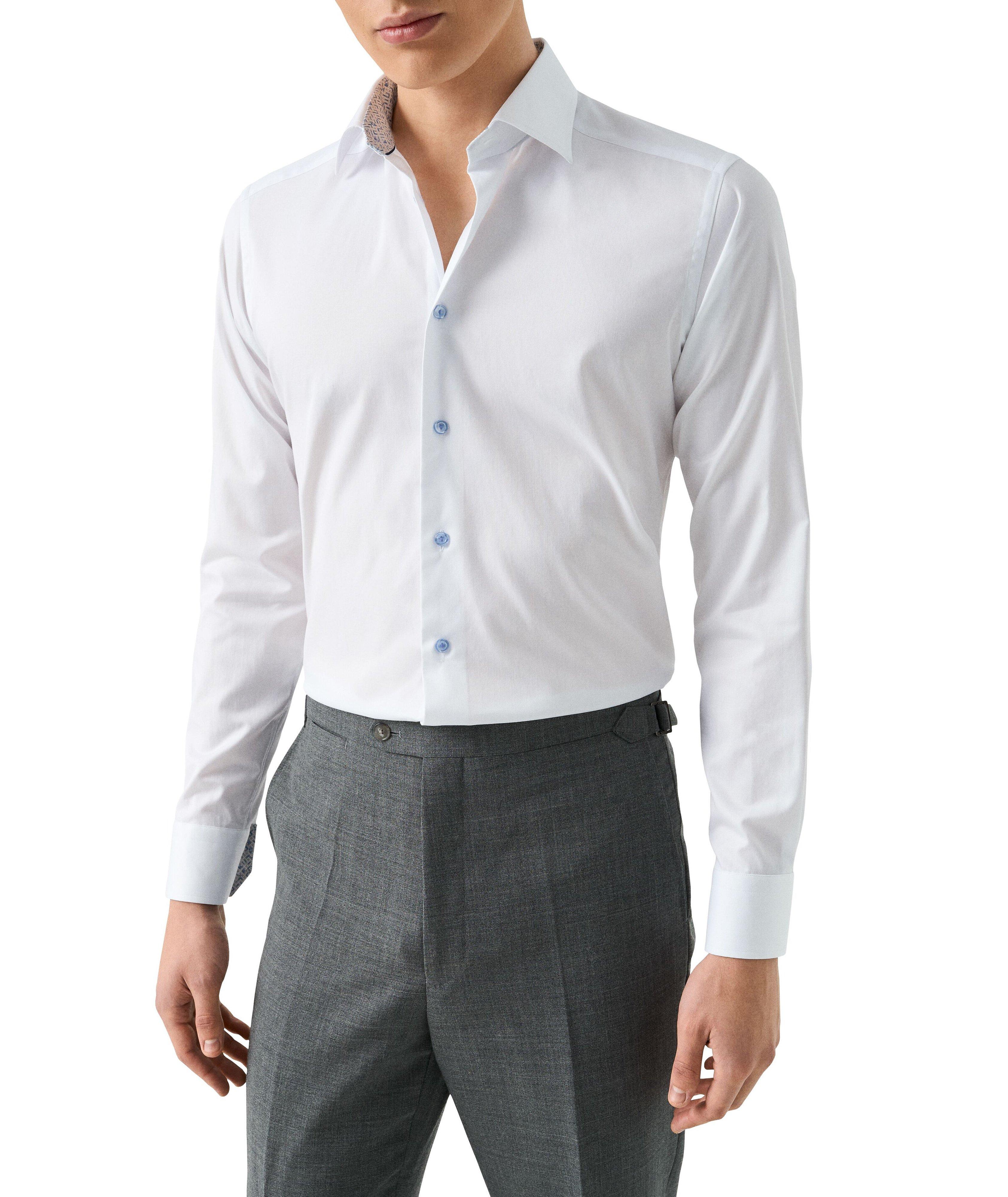 Chemise en twill à revers imprimés image 2
