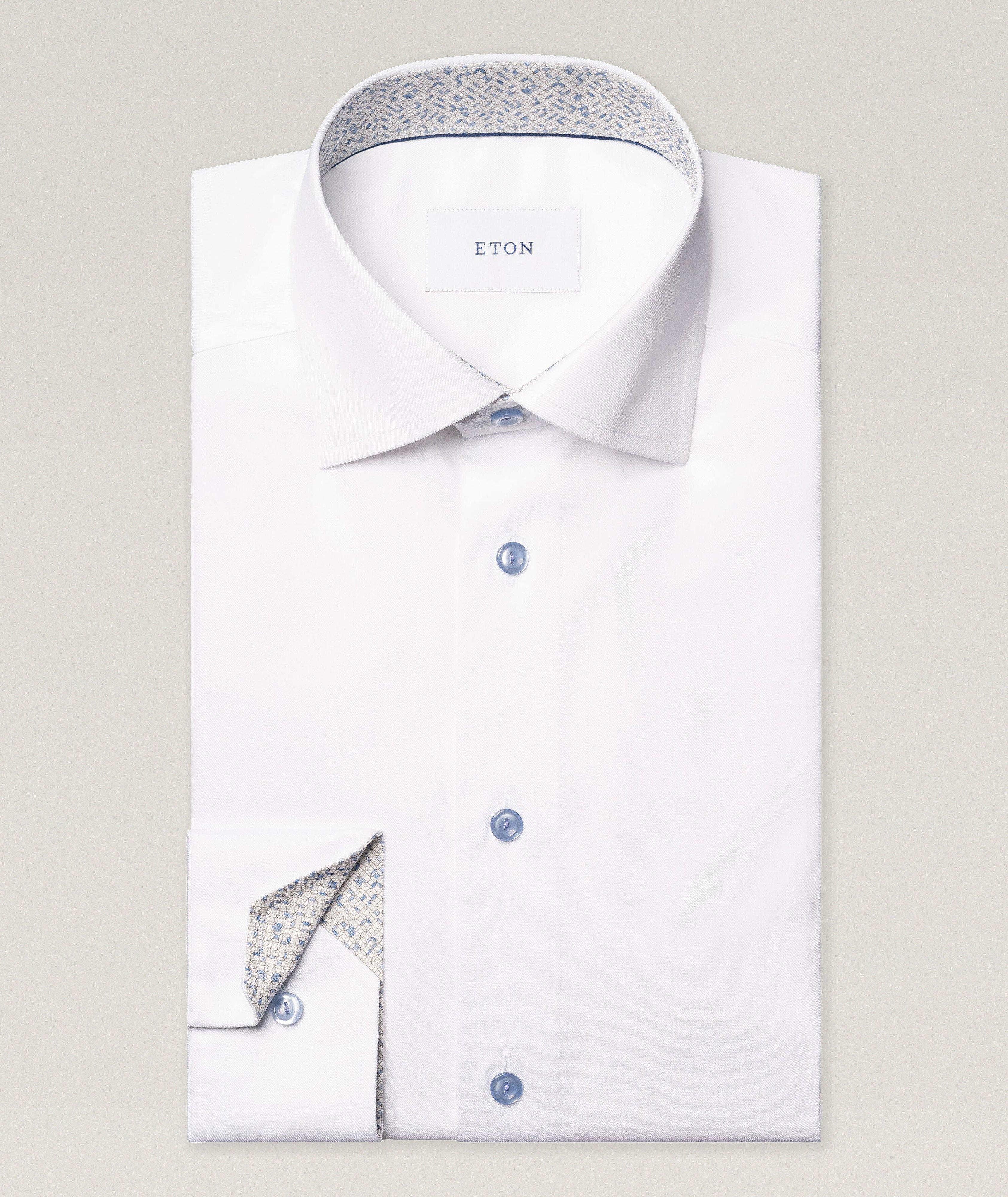Chemise en twill à revers imprimés image 0