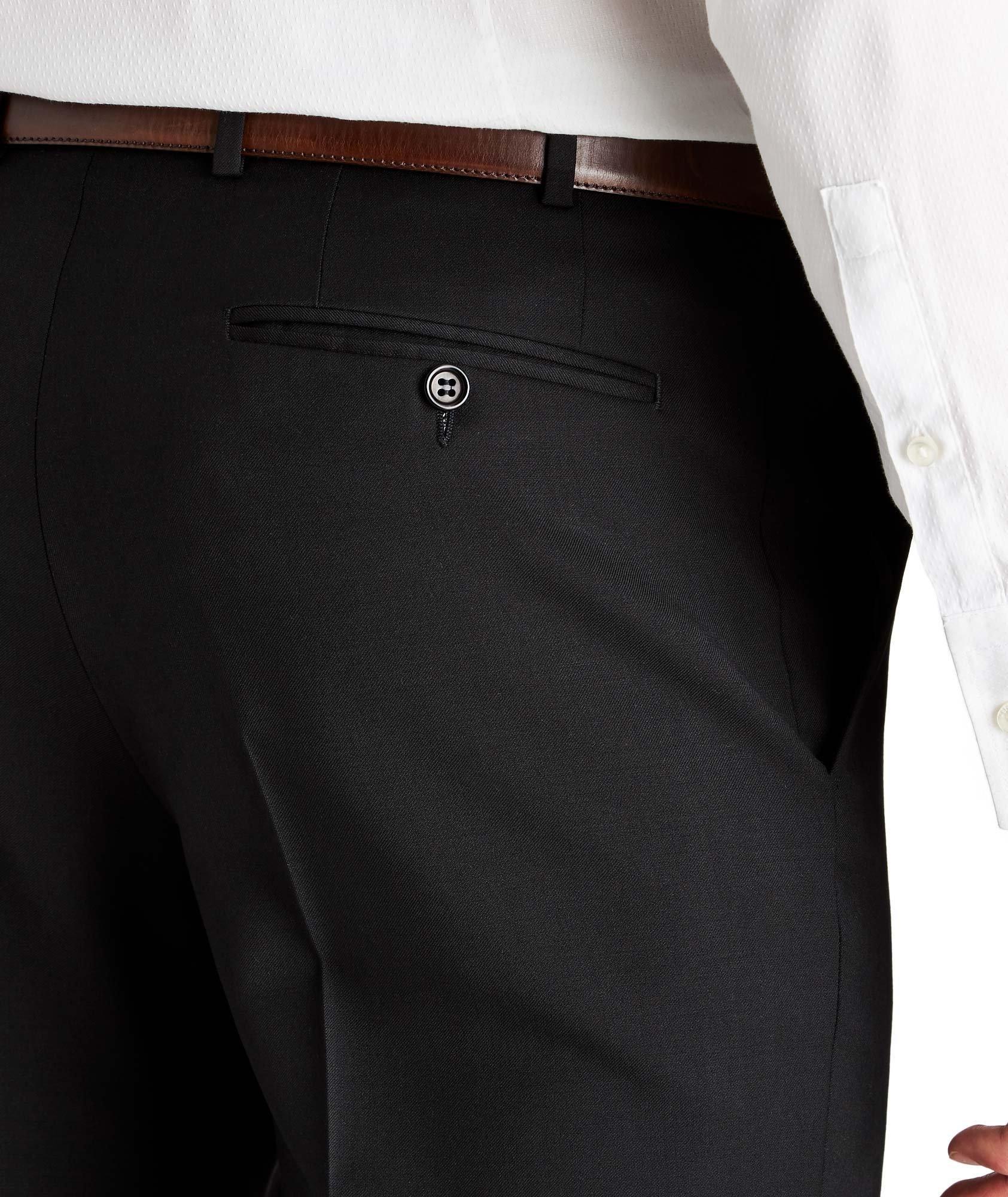 Slim-Fit Wool Dress Pants image 3