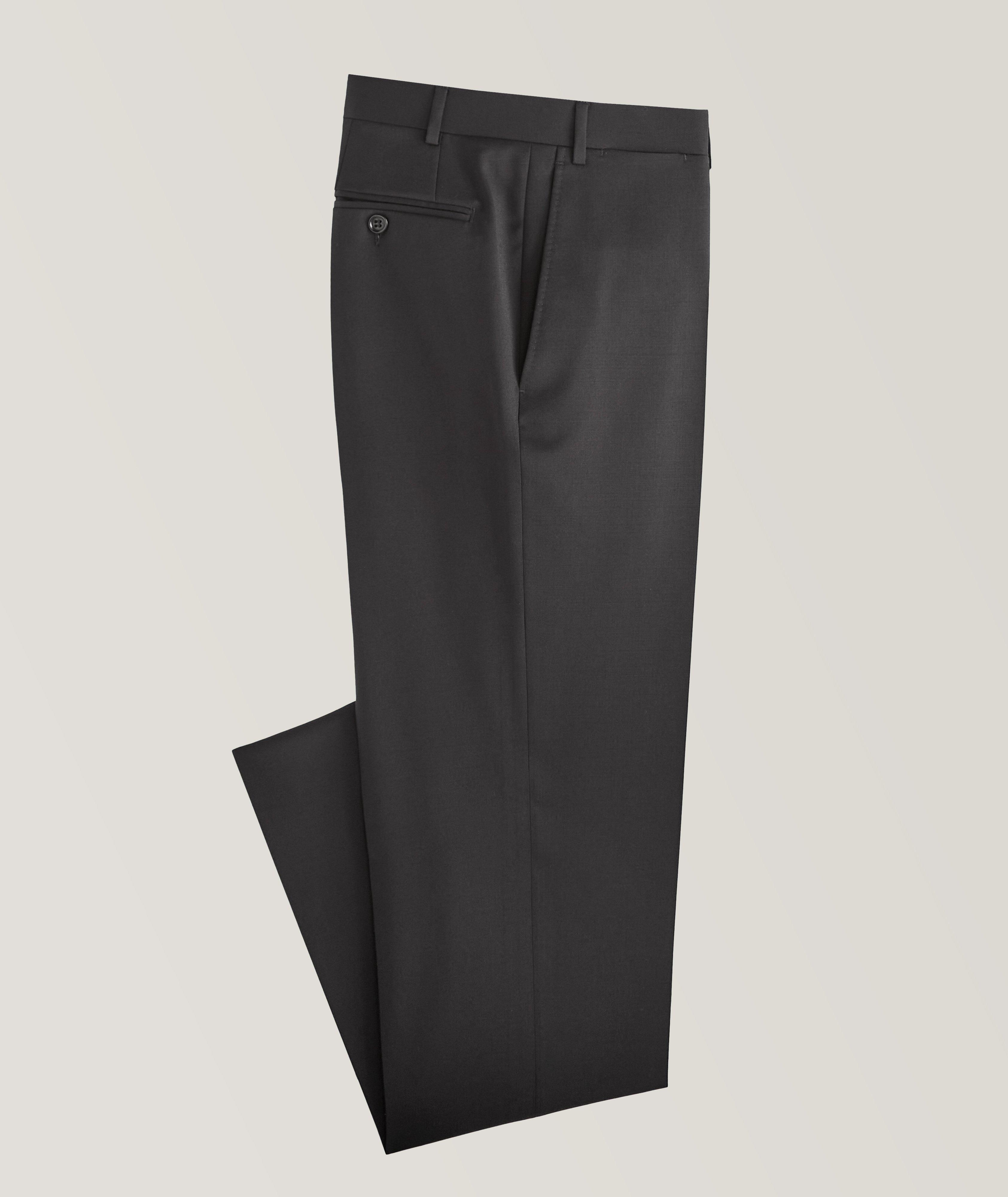 Slim-Fit Wool Dress Pants image 0