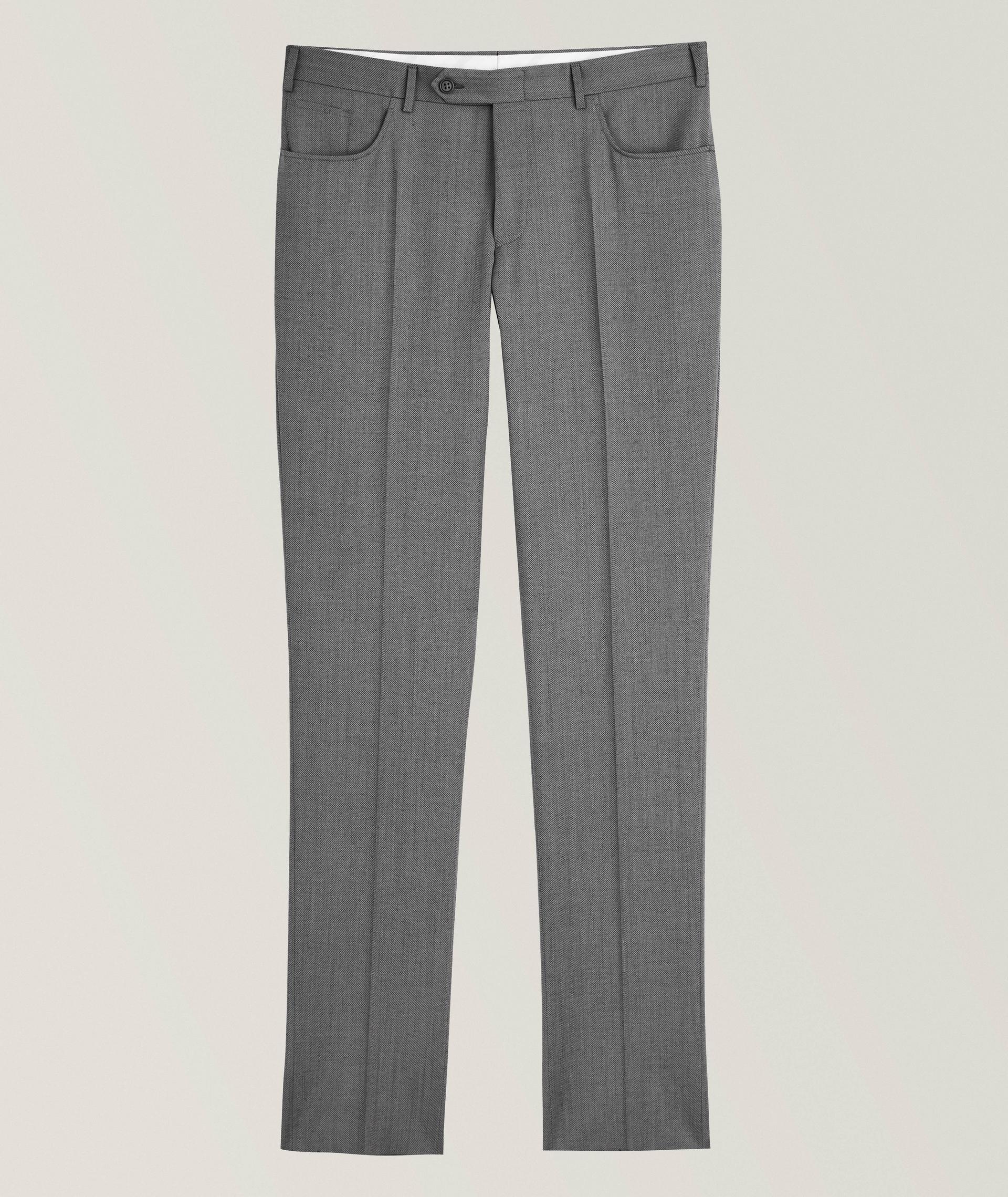 Five-Pocket Wool Dress Pants image 0