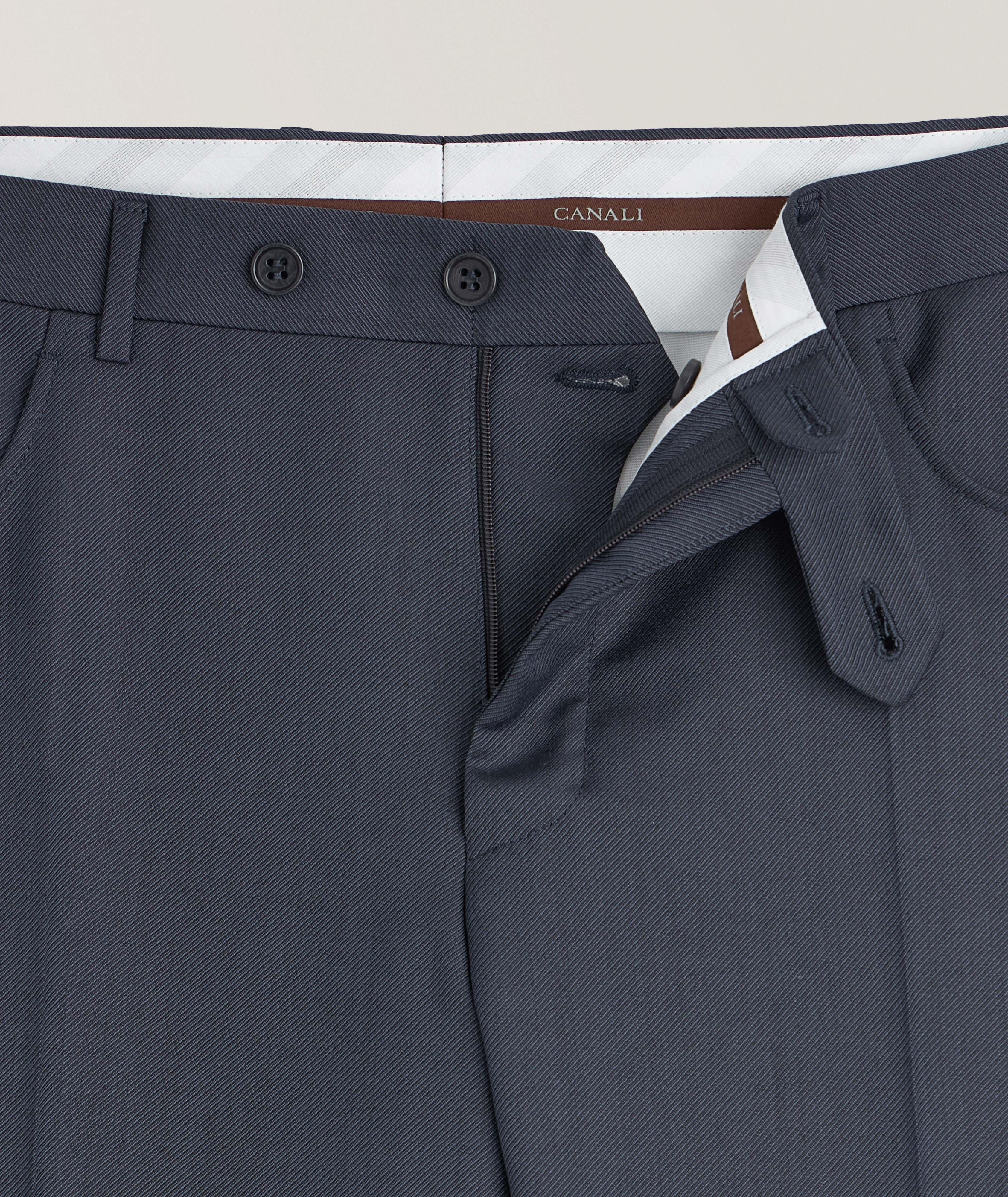 Five-Pocket Wool Dress Pants image 1