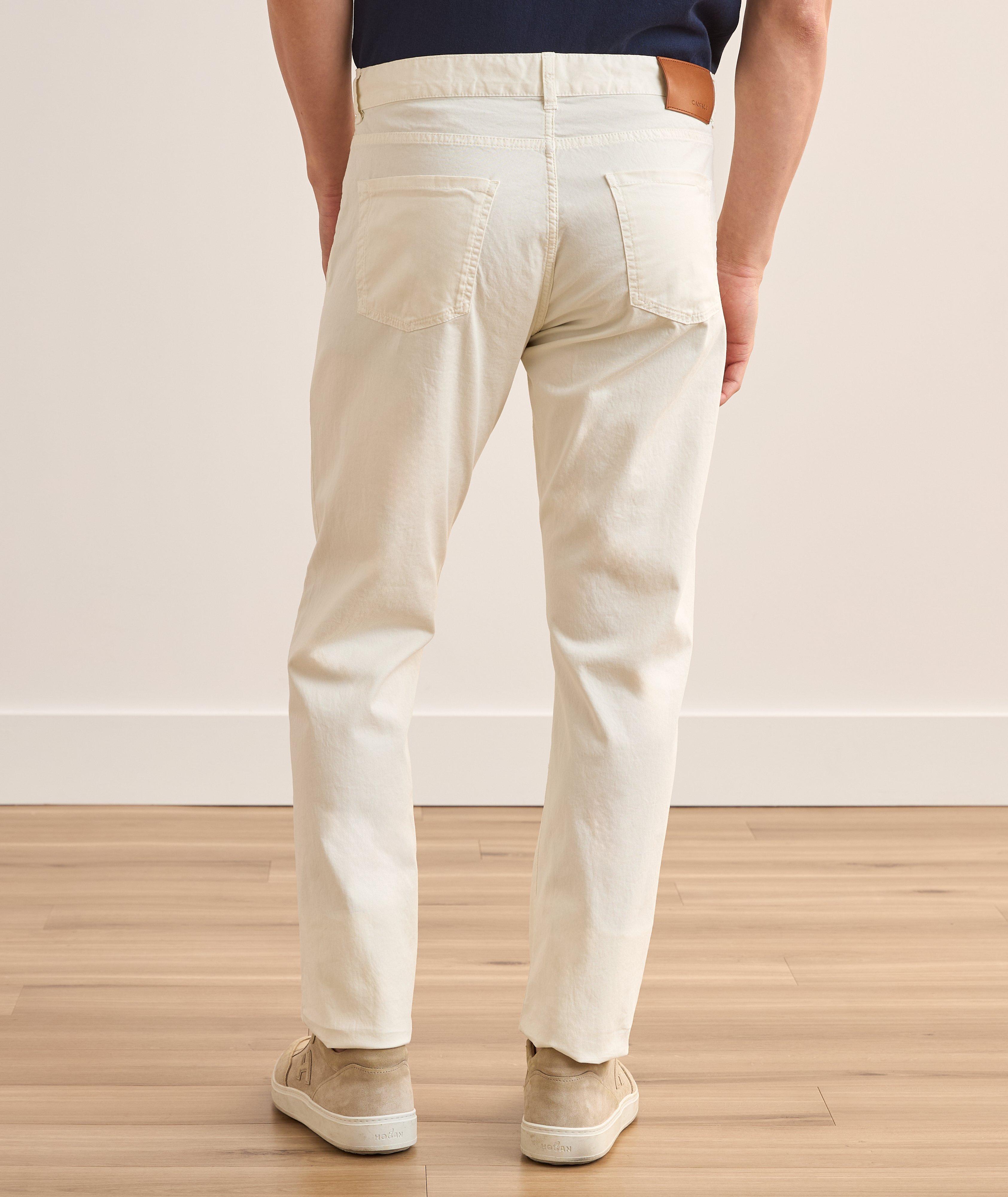 Pantalon en coton extensible image 3