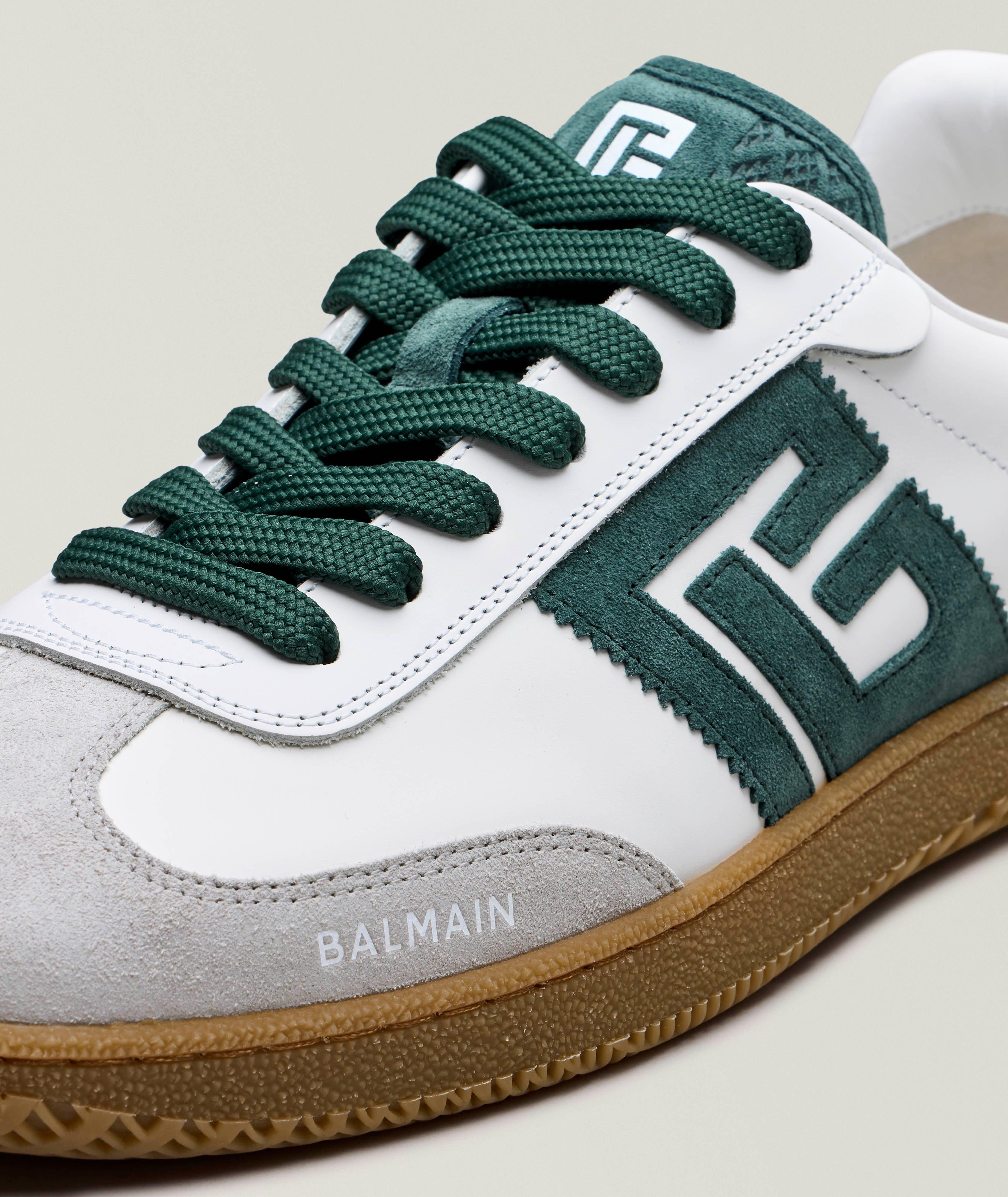 Swan Suede & Smooth Leather Sneakers image 2