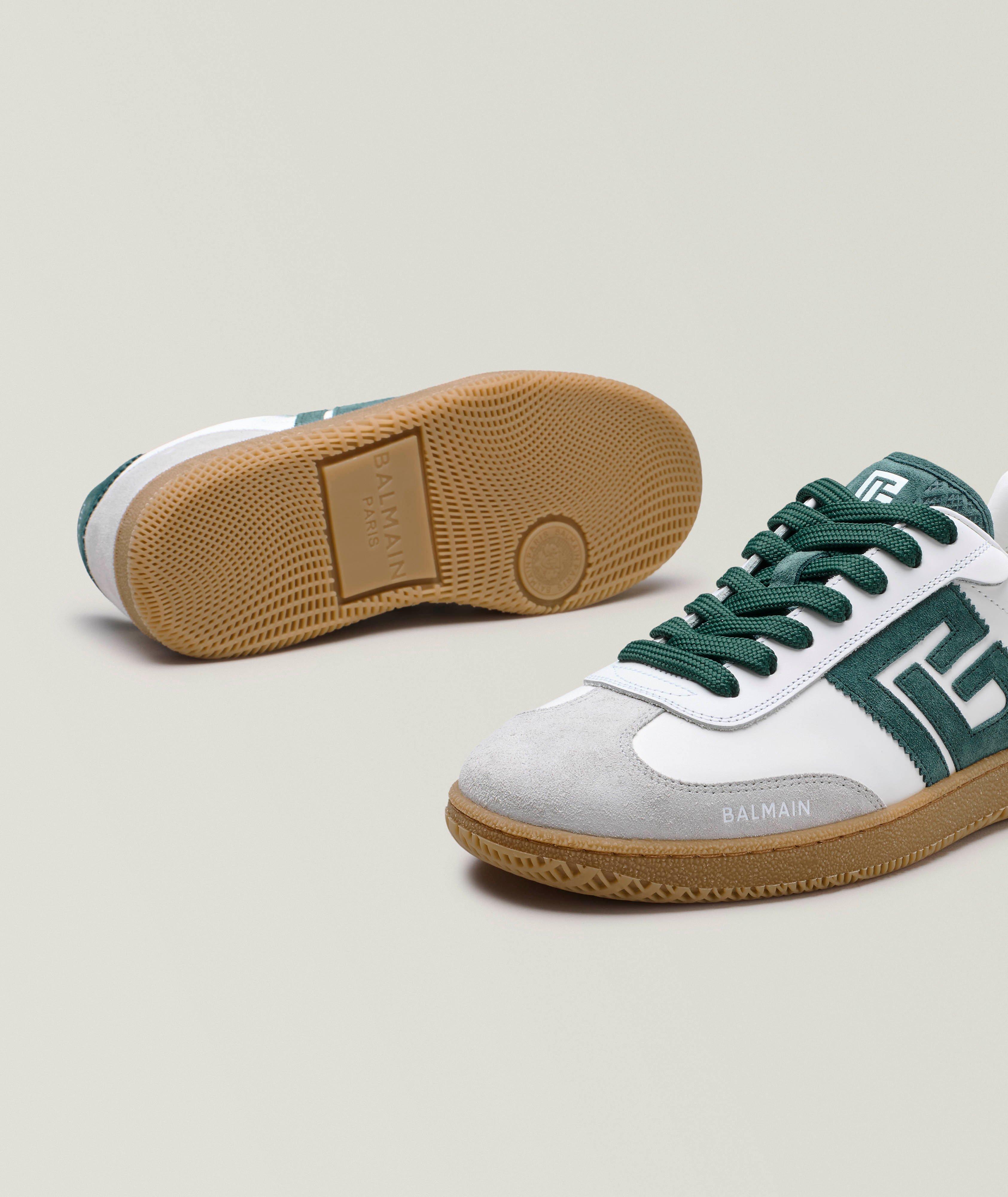 Swan Suede & Smooth Leather Sneakers image 3