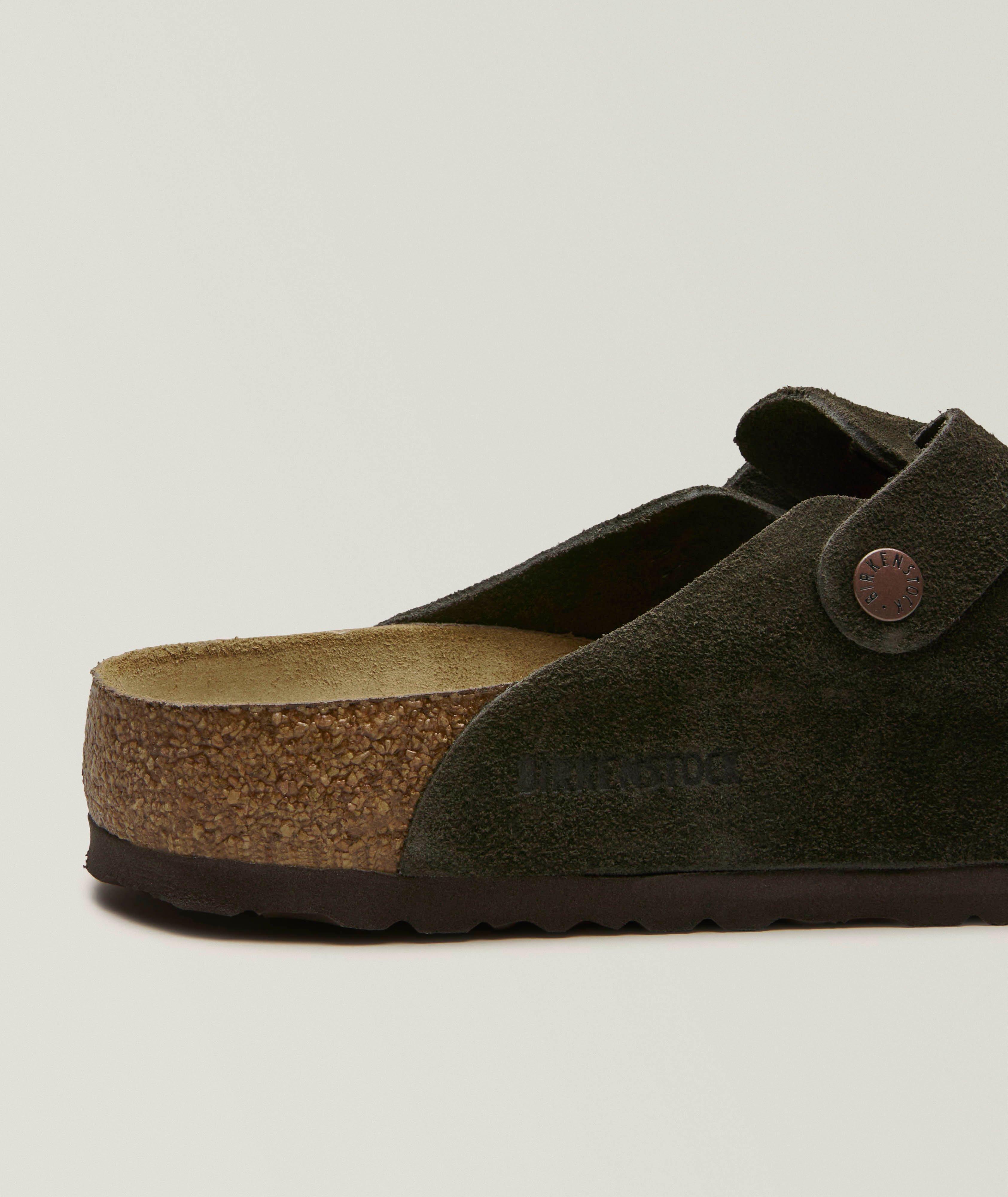Boston Soft Footbed Suede Leather Mules image 2