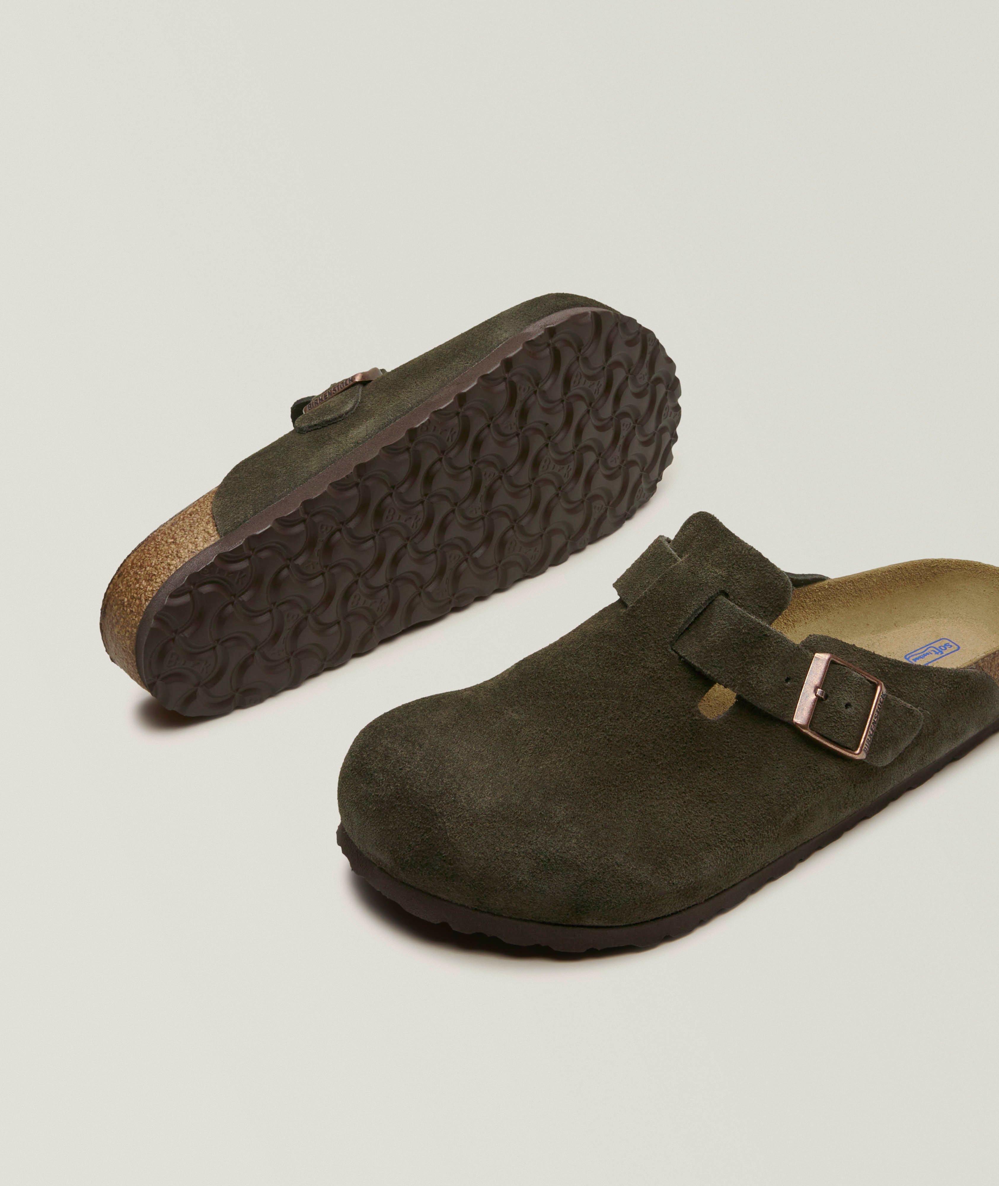 Boston Soft Footbed Suede Leather Mules image 3