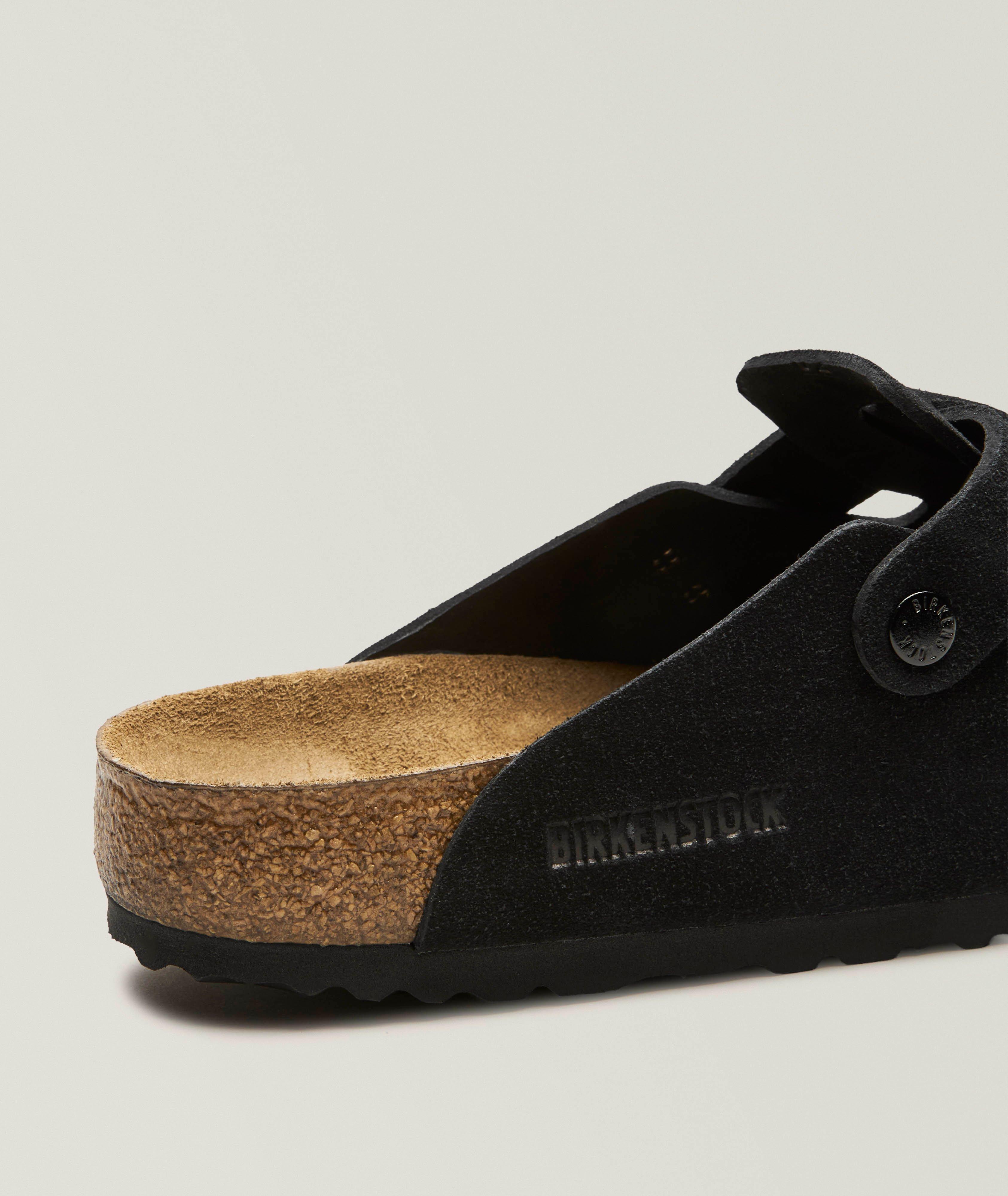 Boston Soft Footbed Suede Leather Mules image 2