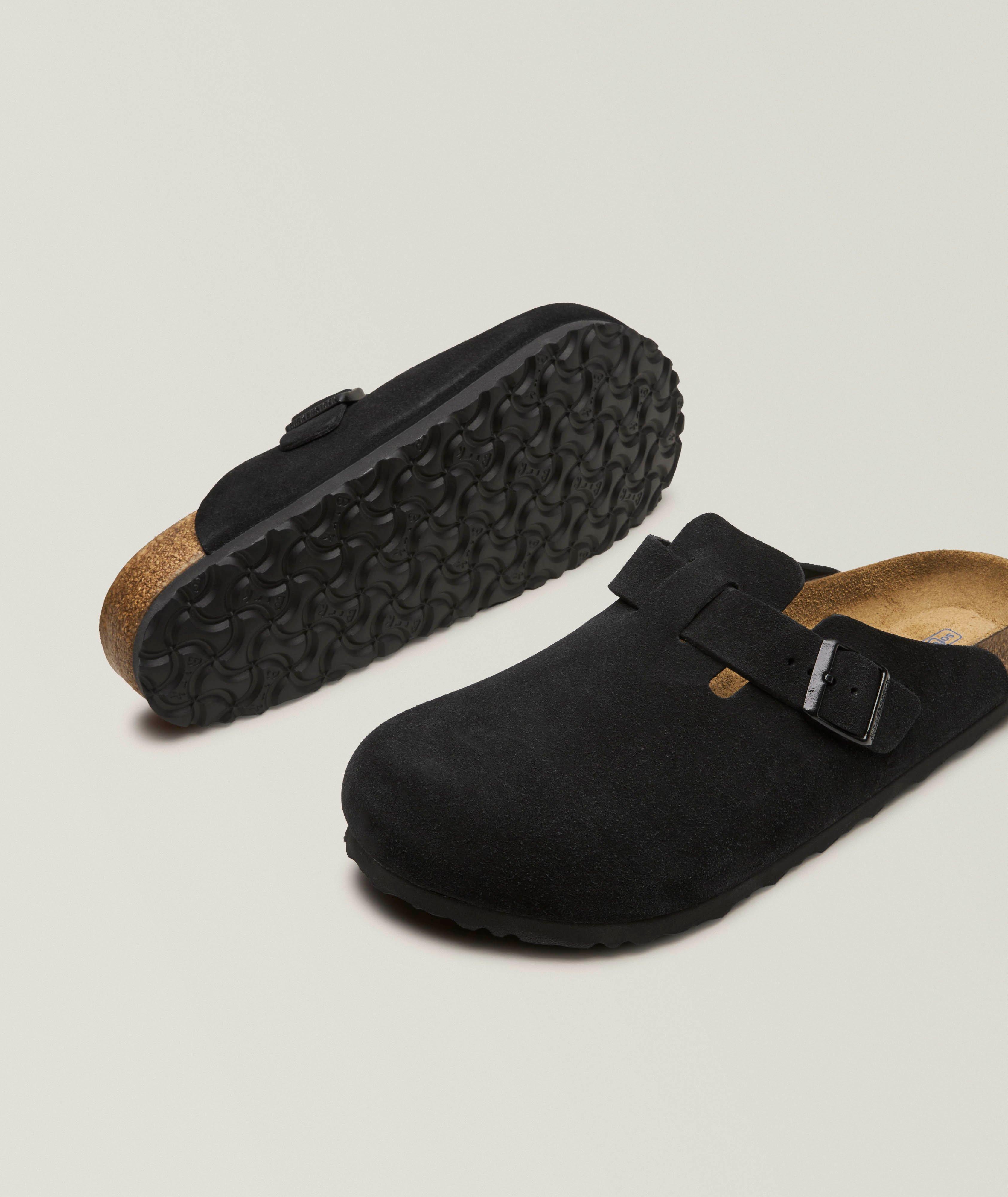 Boston Soft Footbed Suede Leather Mules image 3