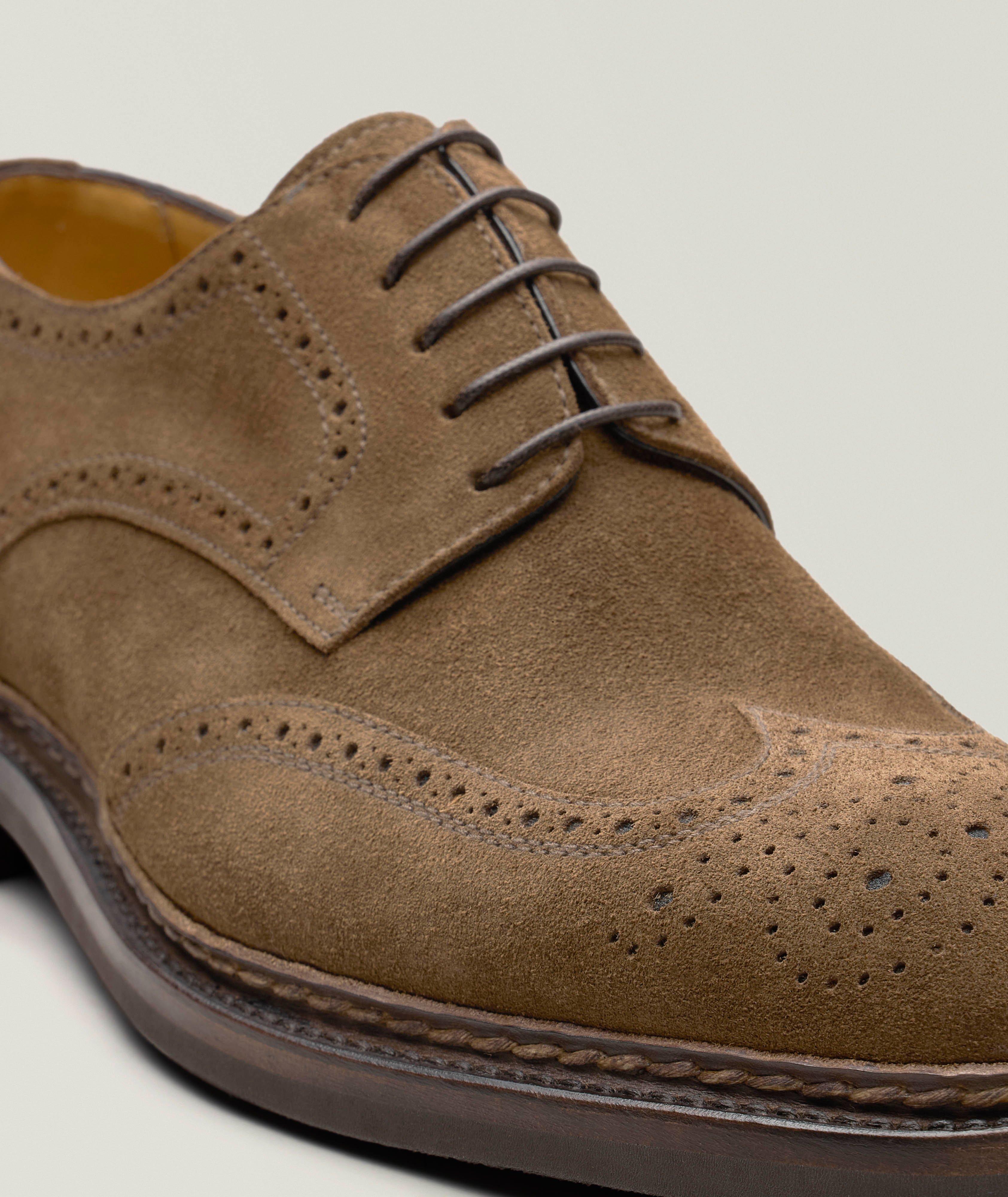Suede Wingtip Derbies image 2