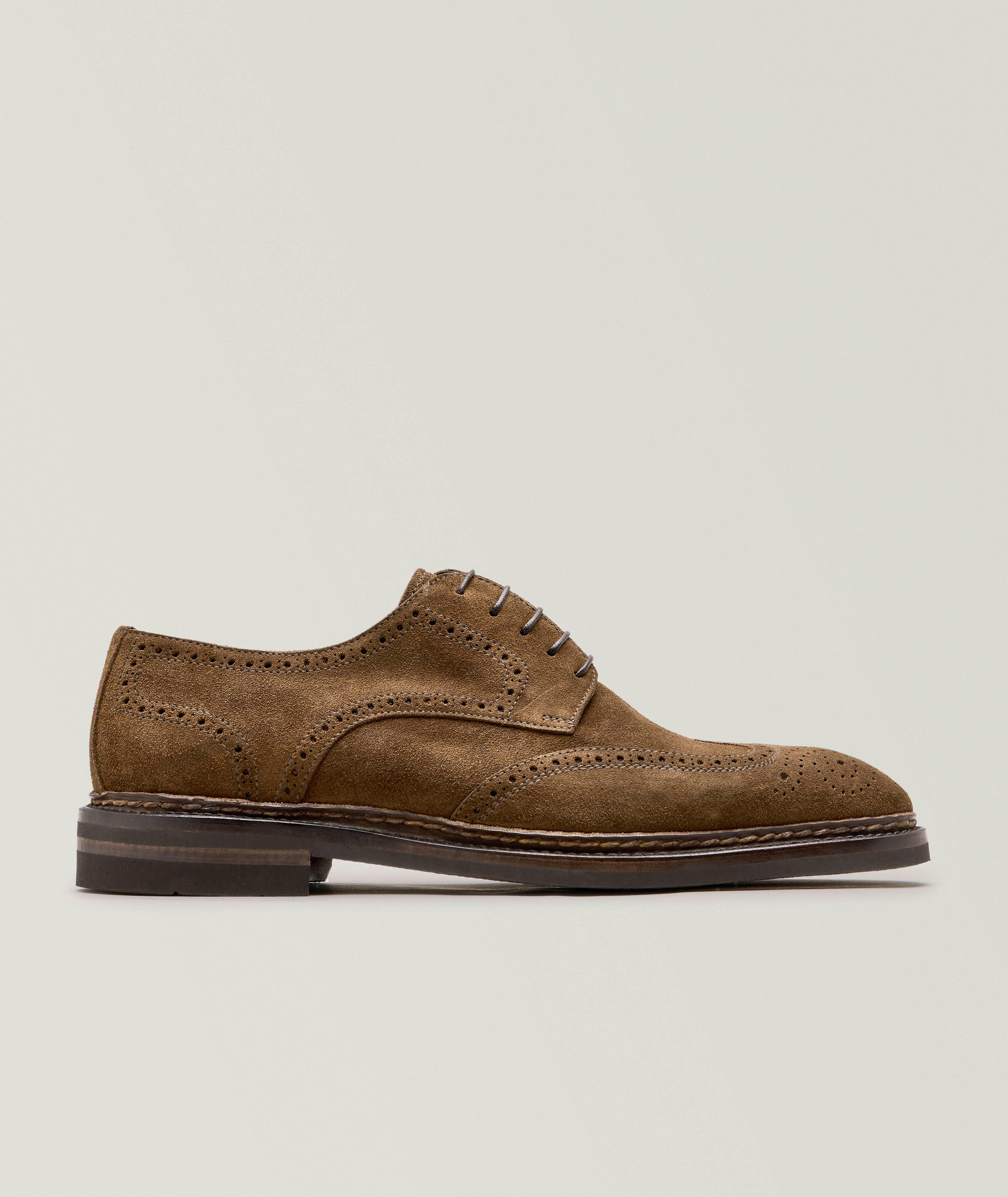 Suede Wingtip Derbies image 0