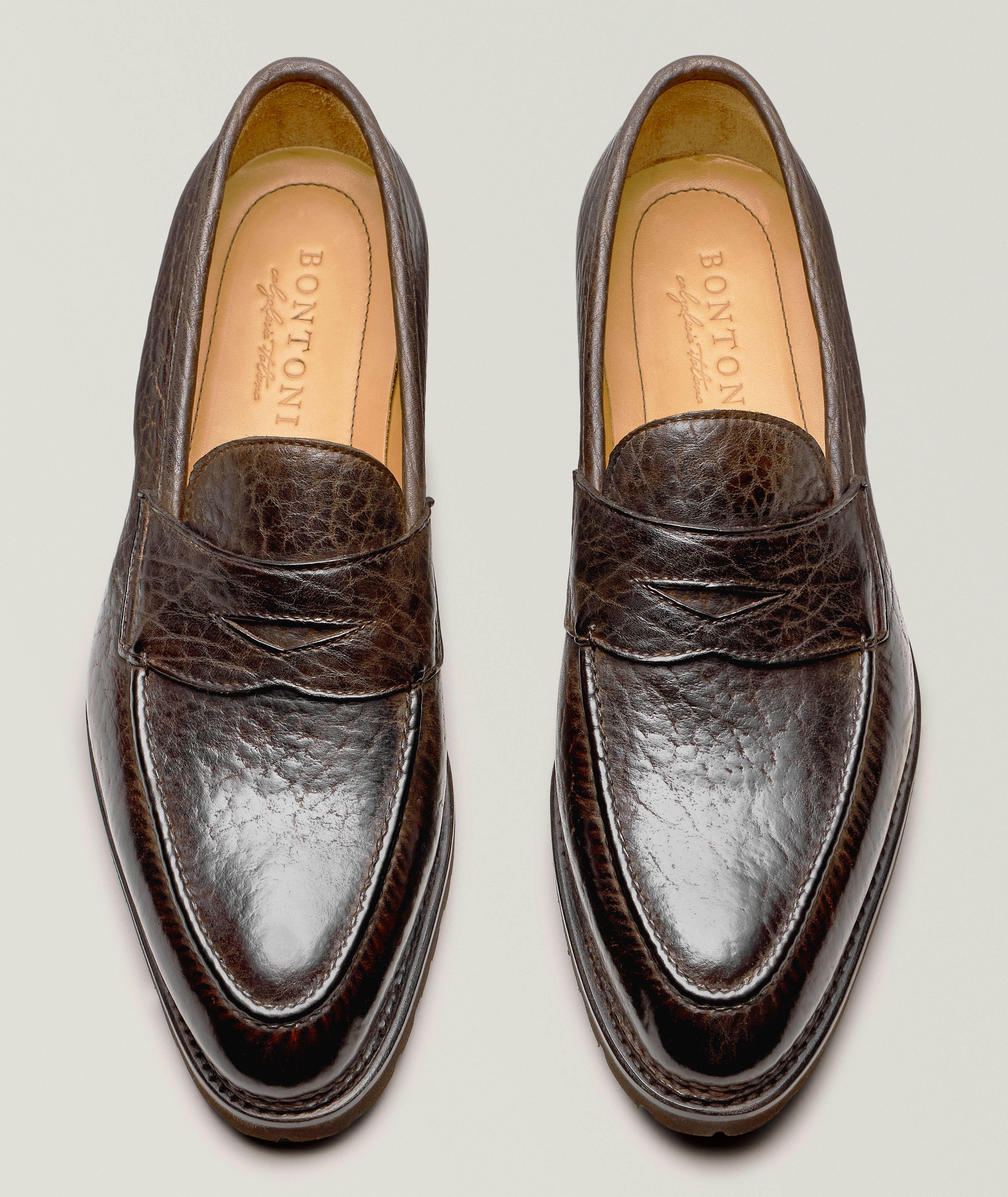 Principe Leather Penny Loafers image 1