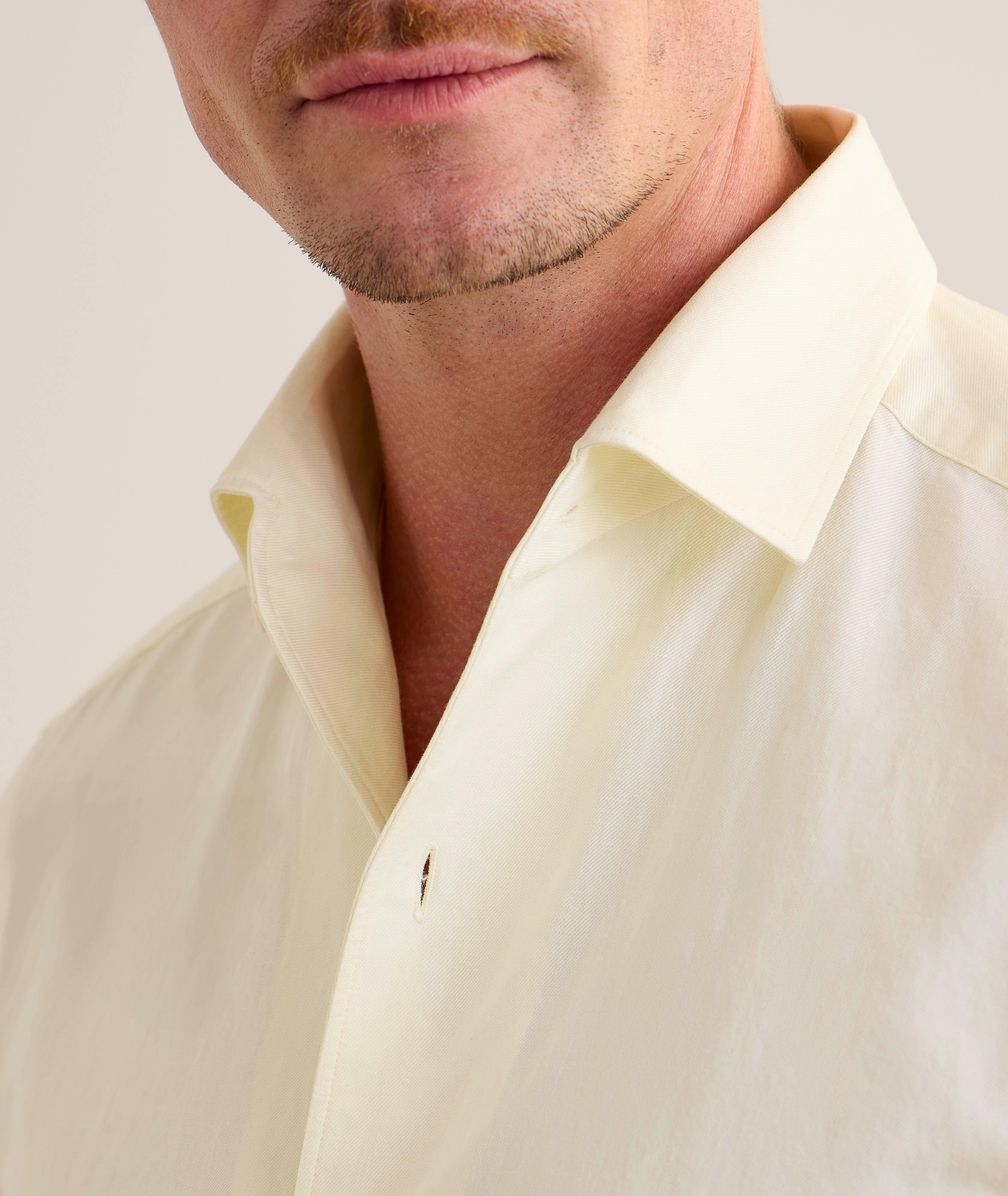 Chemise en denim de coton et de lin image 3