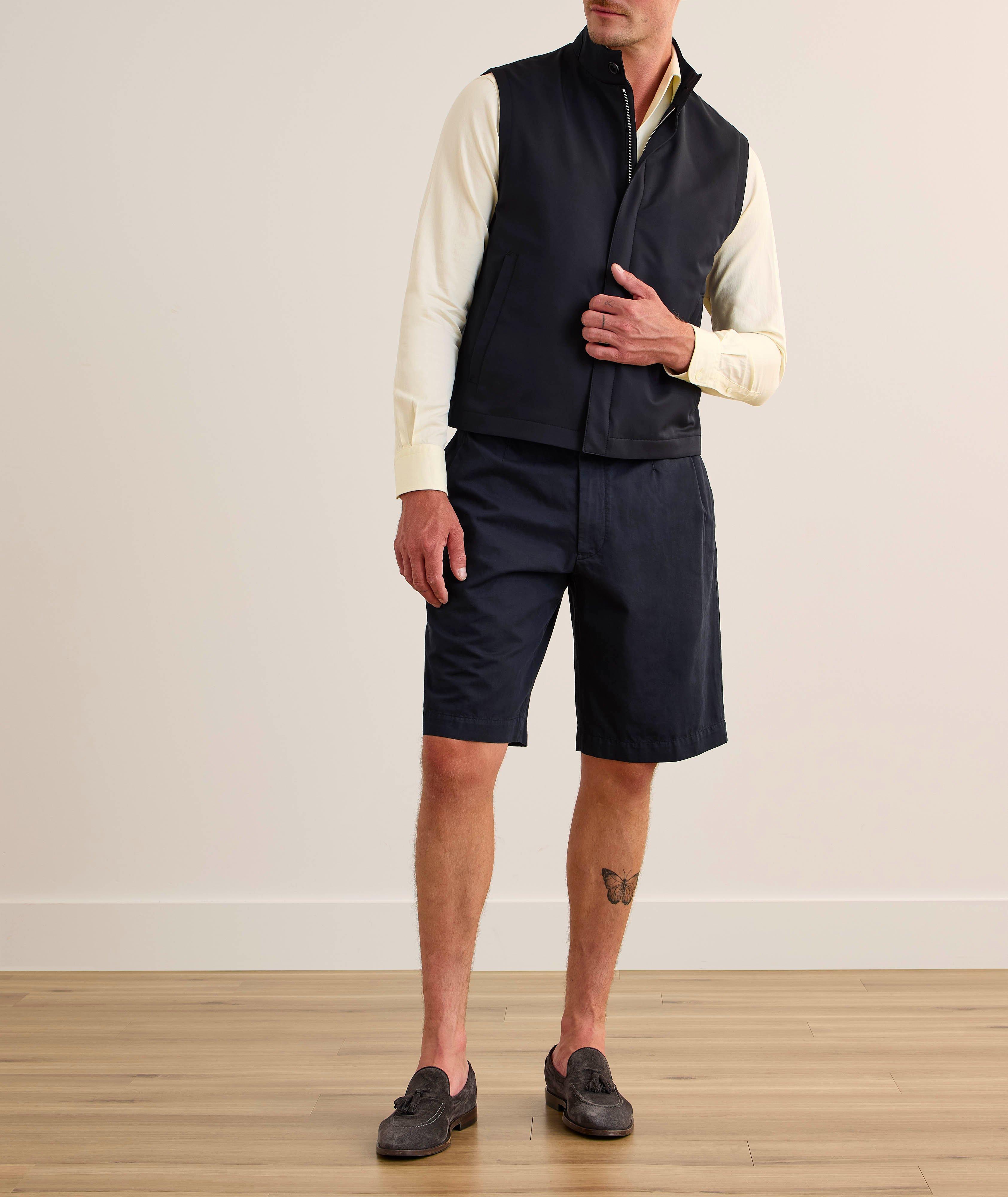 Chemise en denim de coton et de lin image 5