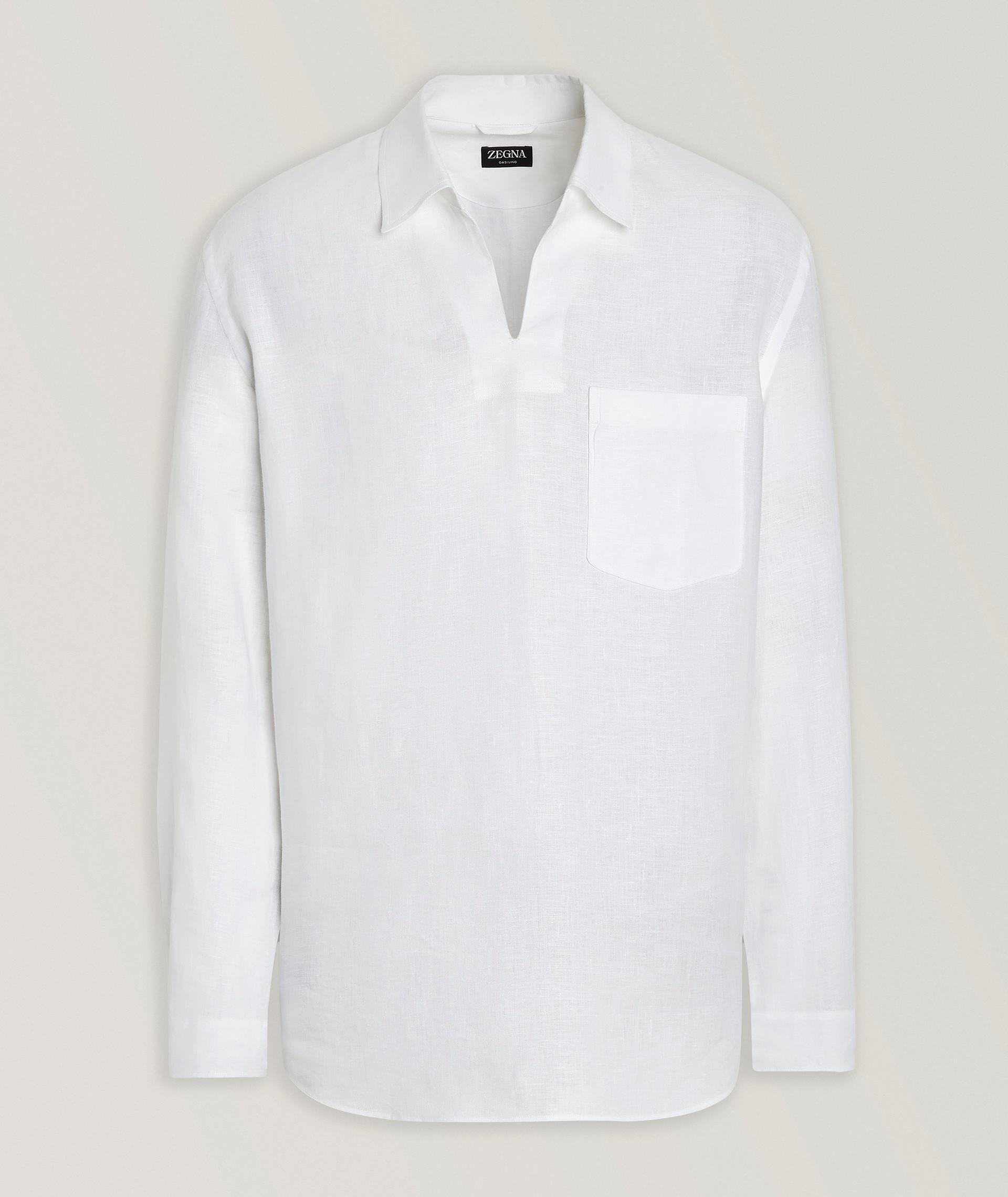 Chemise sans boutons en lin Oasi image 0