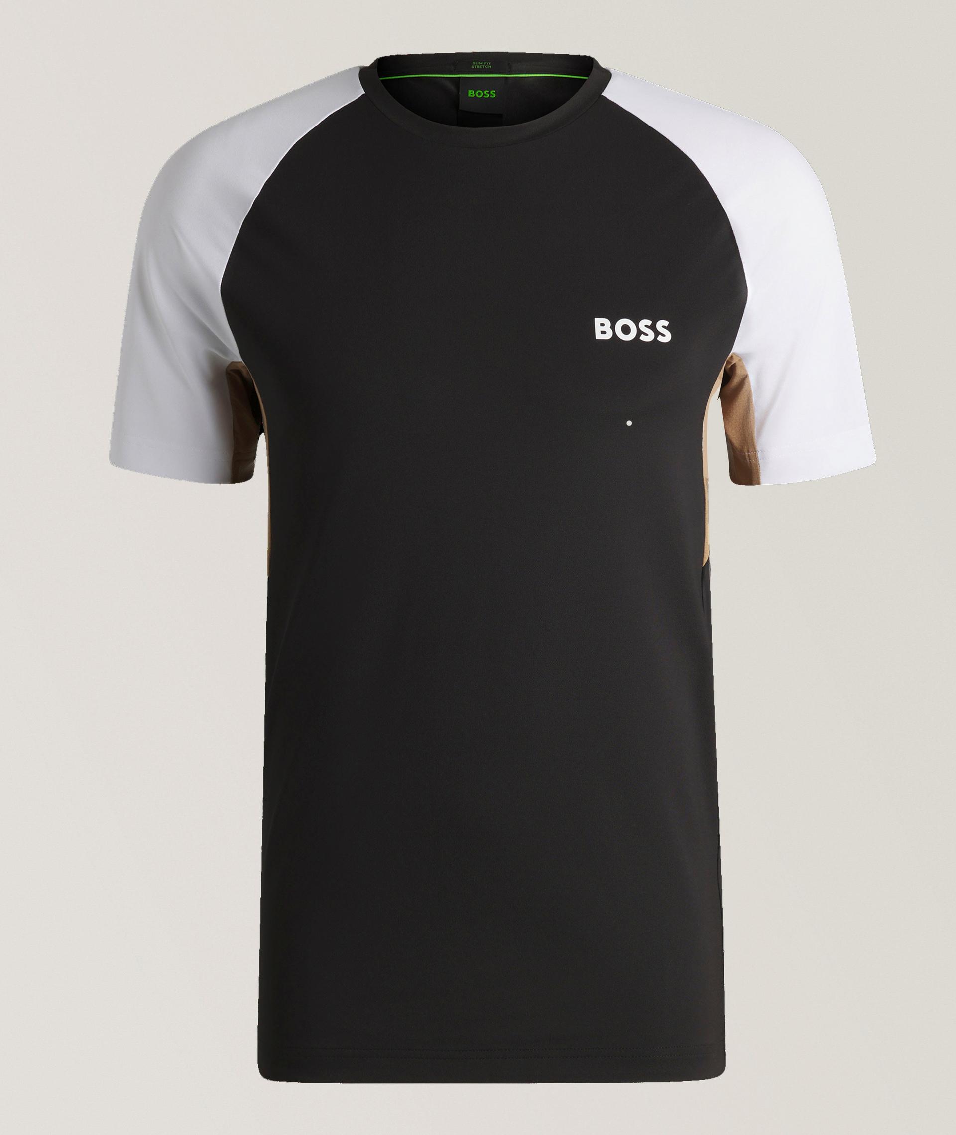 T-shirt en tissu à mailles à extensibilité accrue image 0