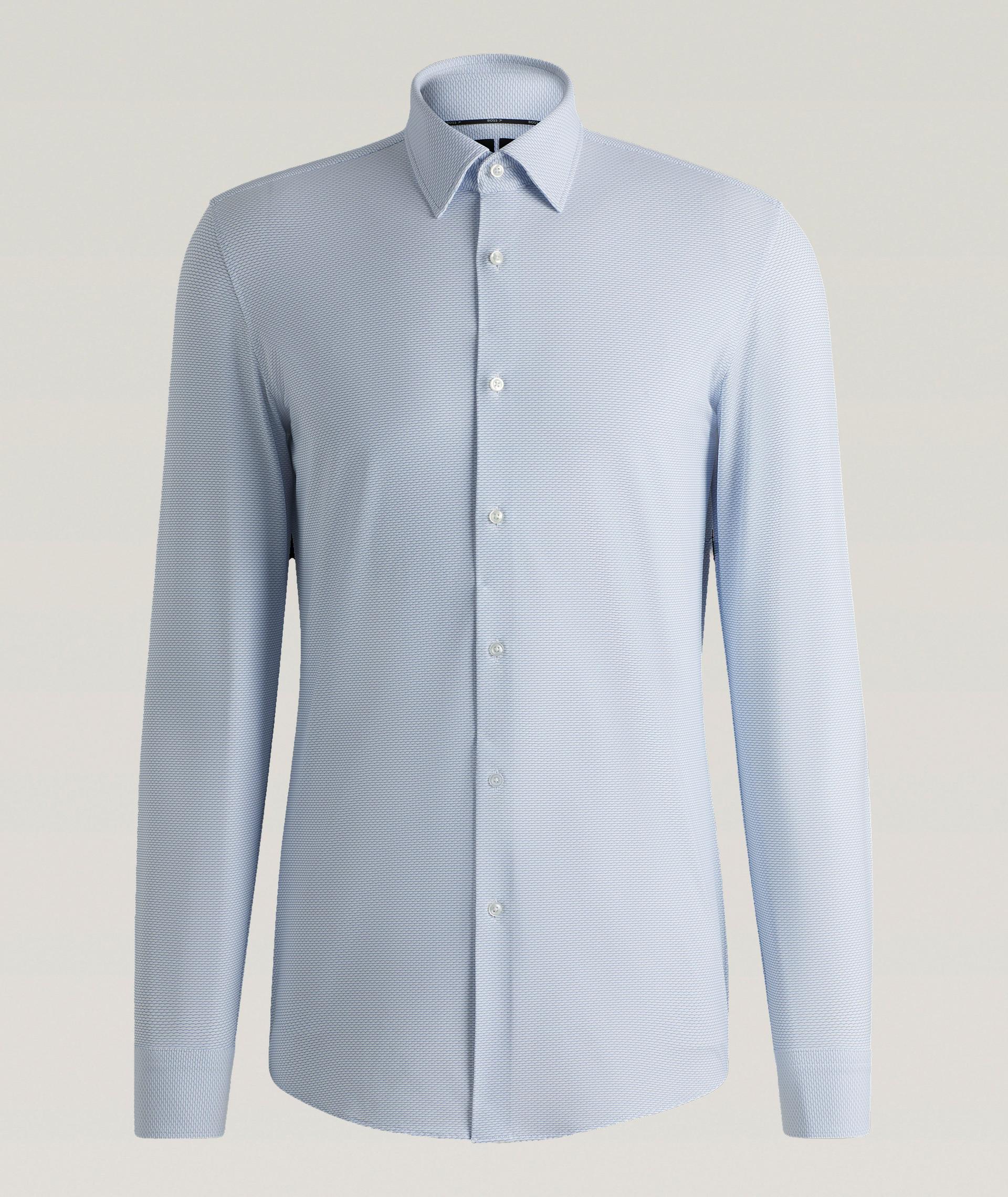 Hank Slim-Fit Jersey Dress Shirt  image 0
