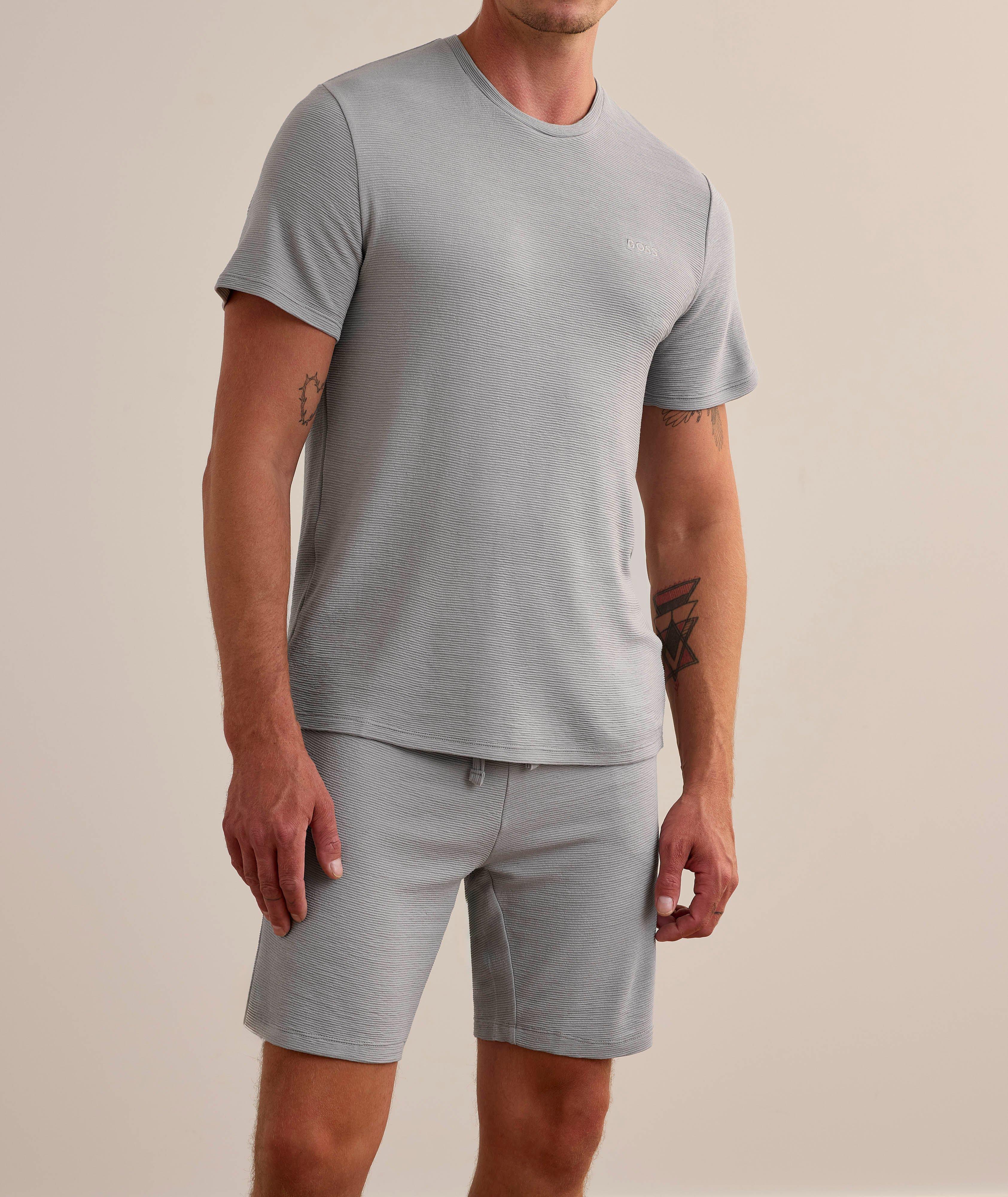 Stretch-Modal Ribbed T-Shirt image 1