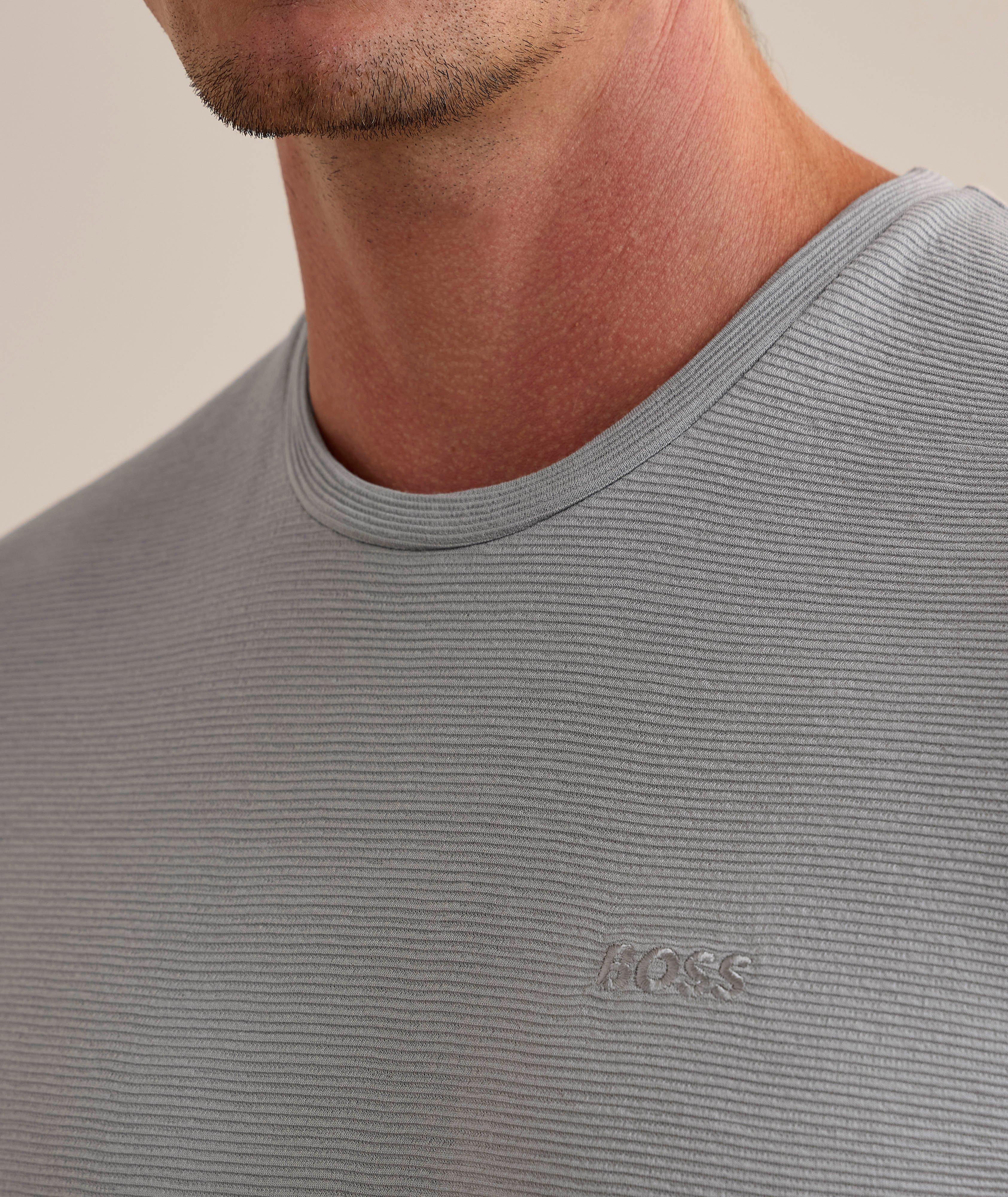 Stretch-Modal Ribbed T-Shirt image 3