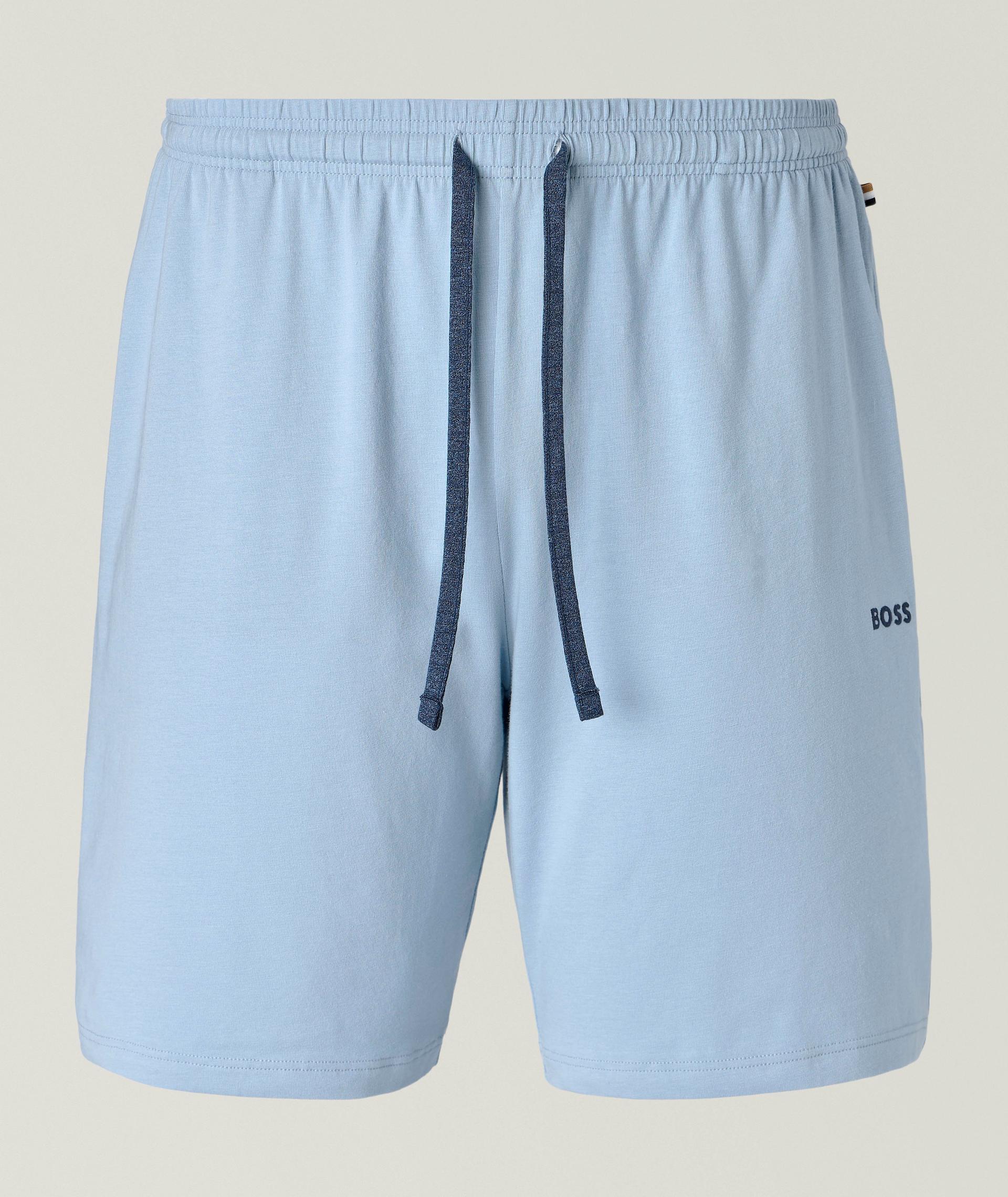 Stretch-Cotton Drawstring Shorts image 0