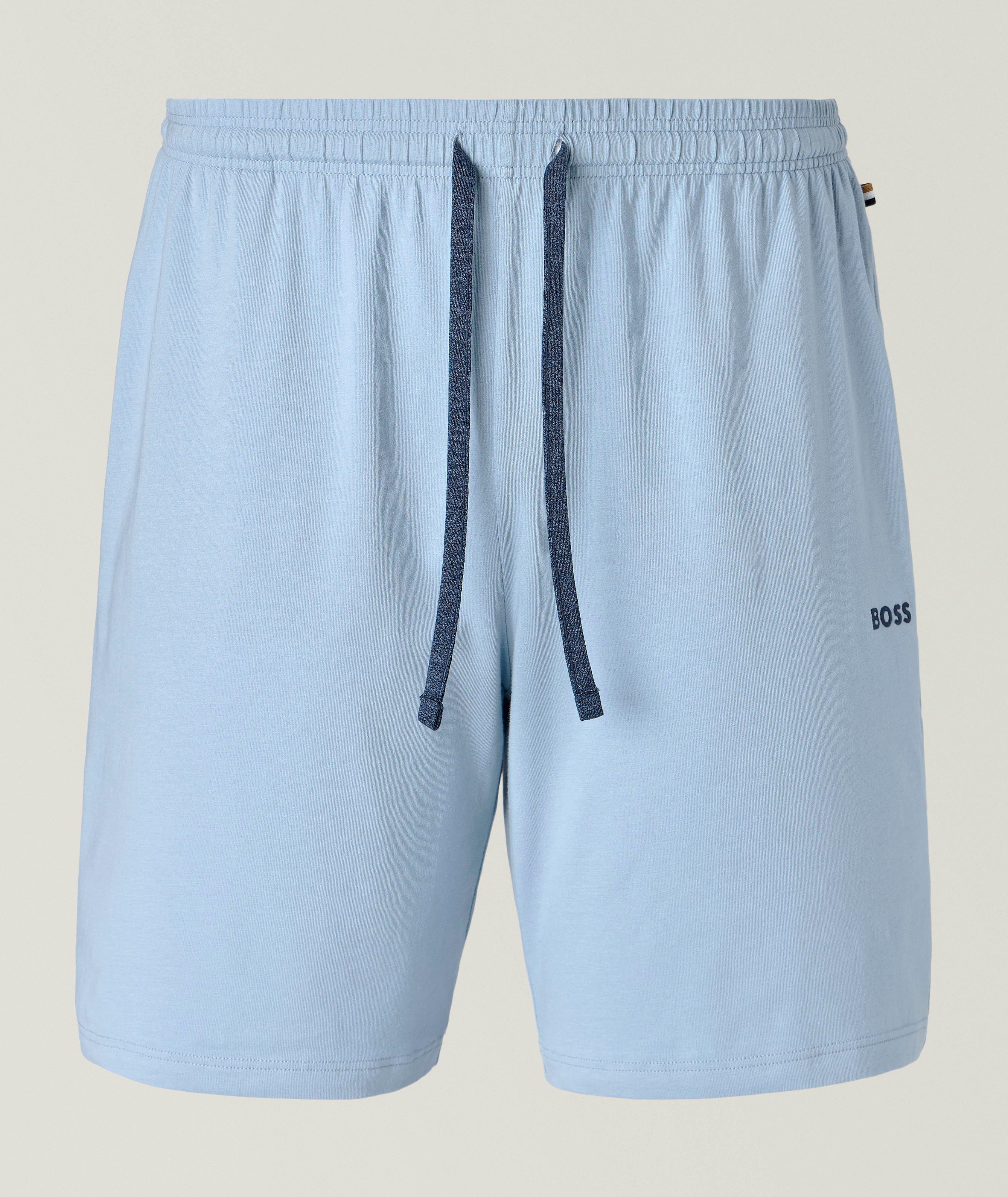 Stretch-Cotton Drawstring Shorts image 0