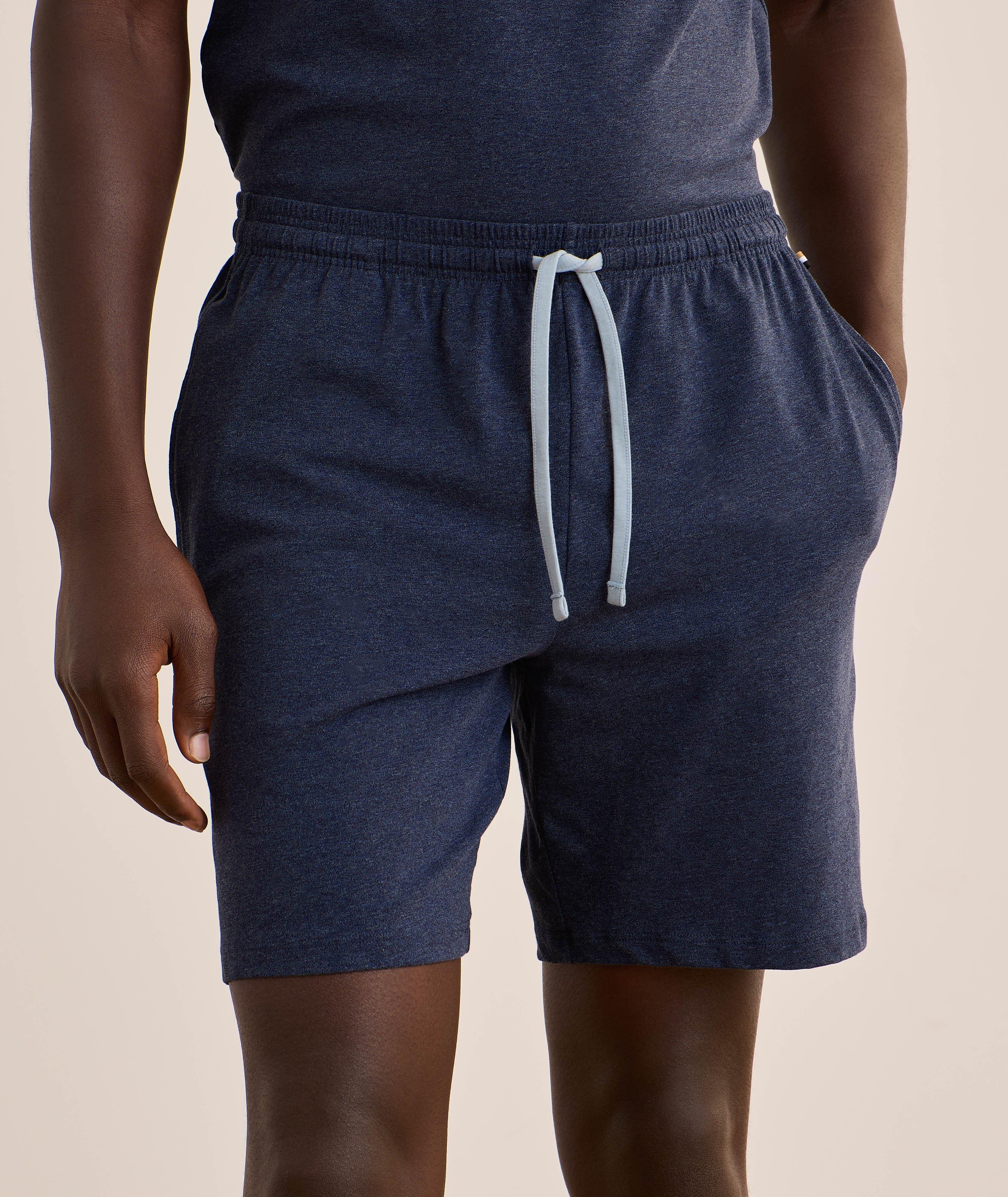 Mélange Stretch-Cotton Shorts image 1