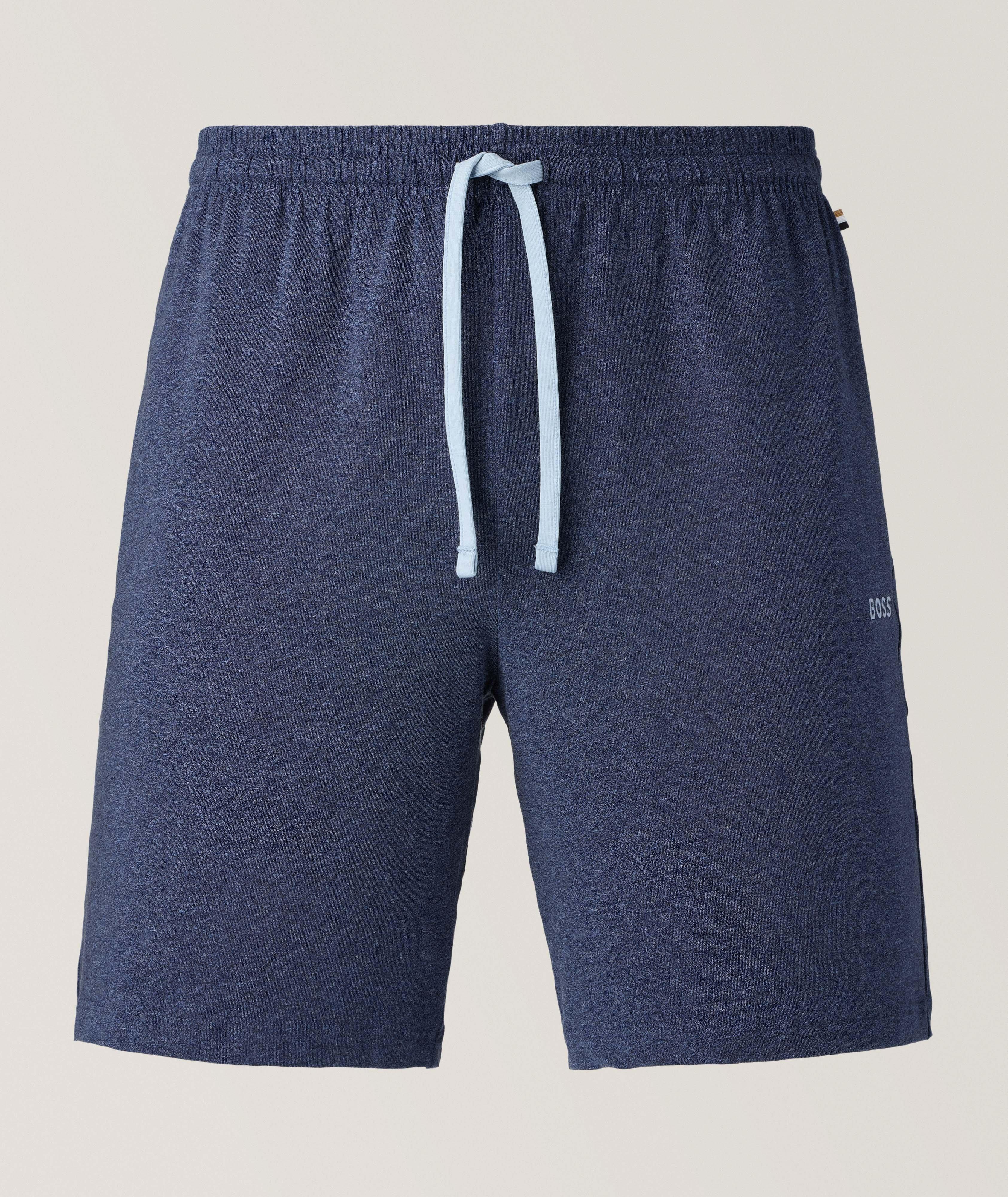 Mélange Stretch-Cotton Shorts image 0