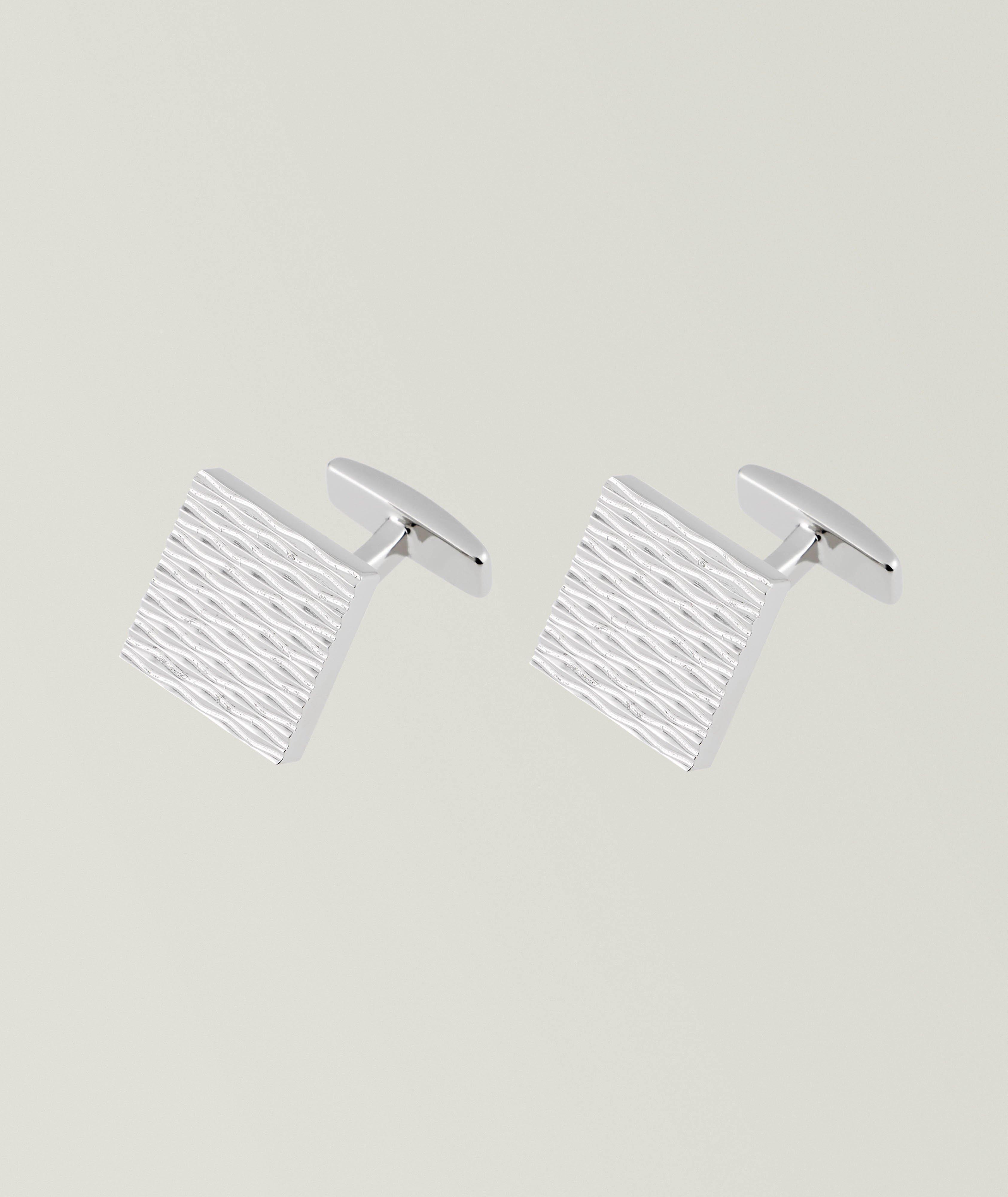 Waves Square Cufflinks image 0