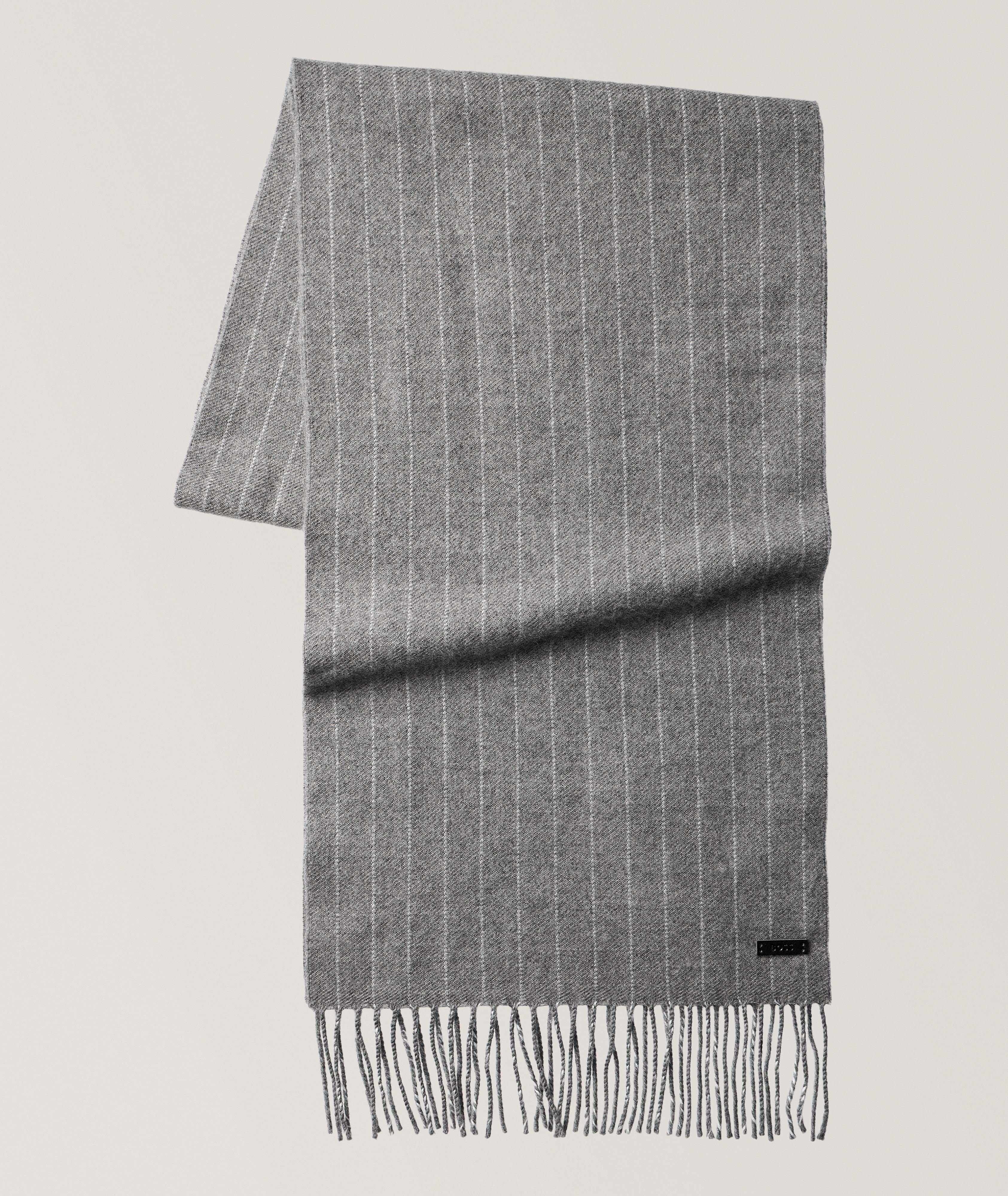 Stellan Pinstripe Wool Scarf  image 0