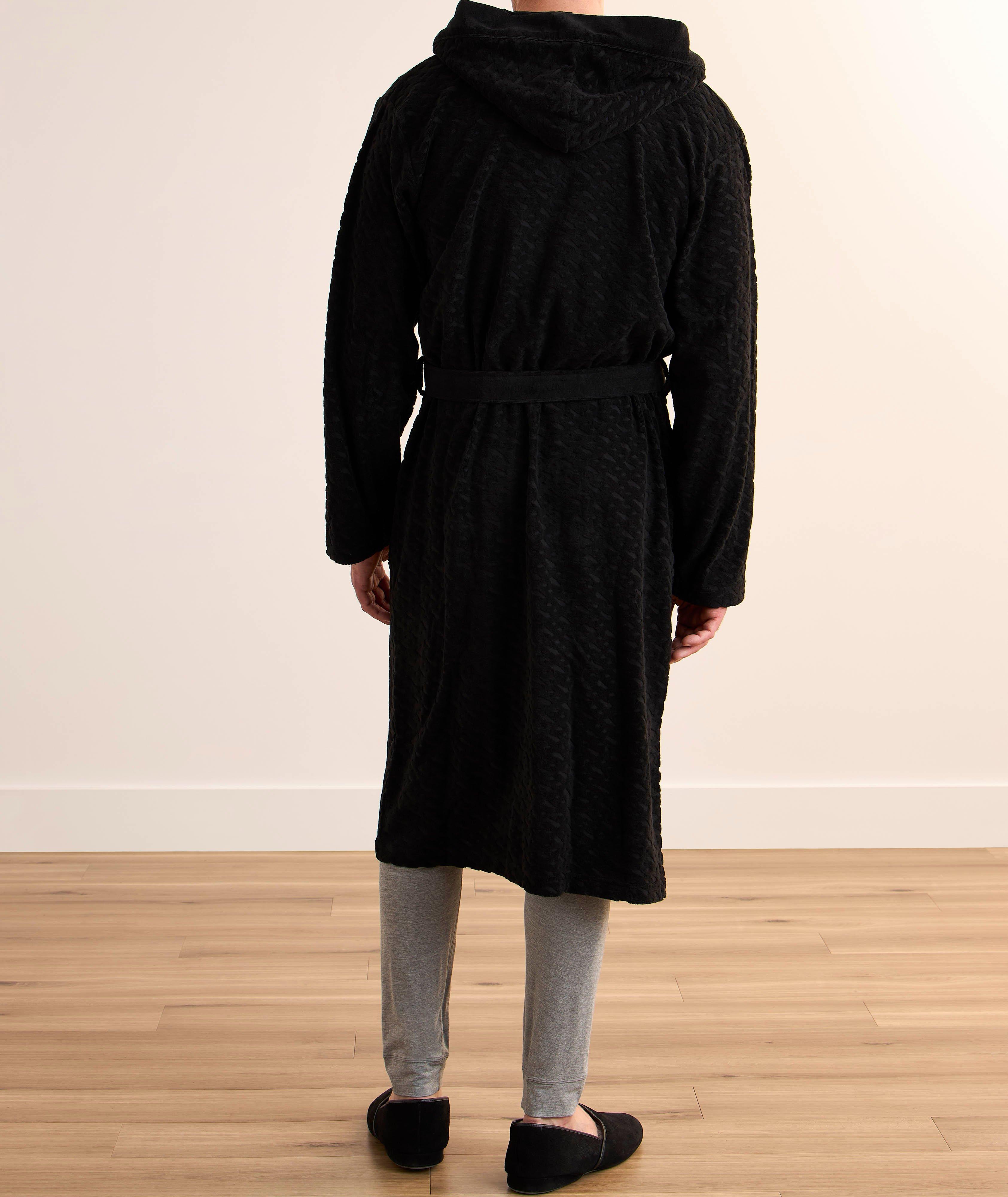 Abstract-Dot Embossed Terry Robe  image 2