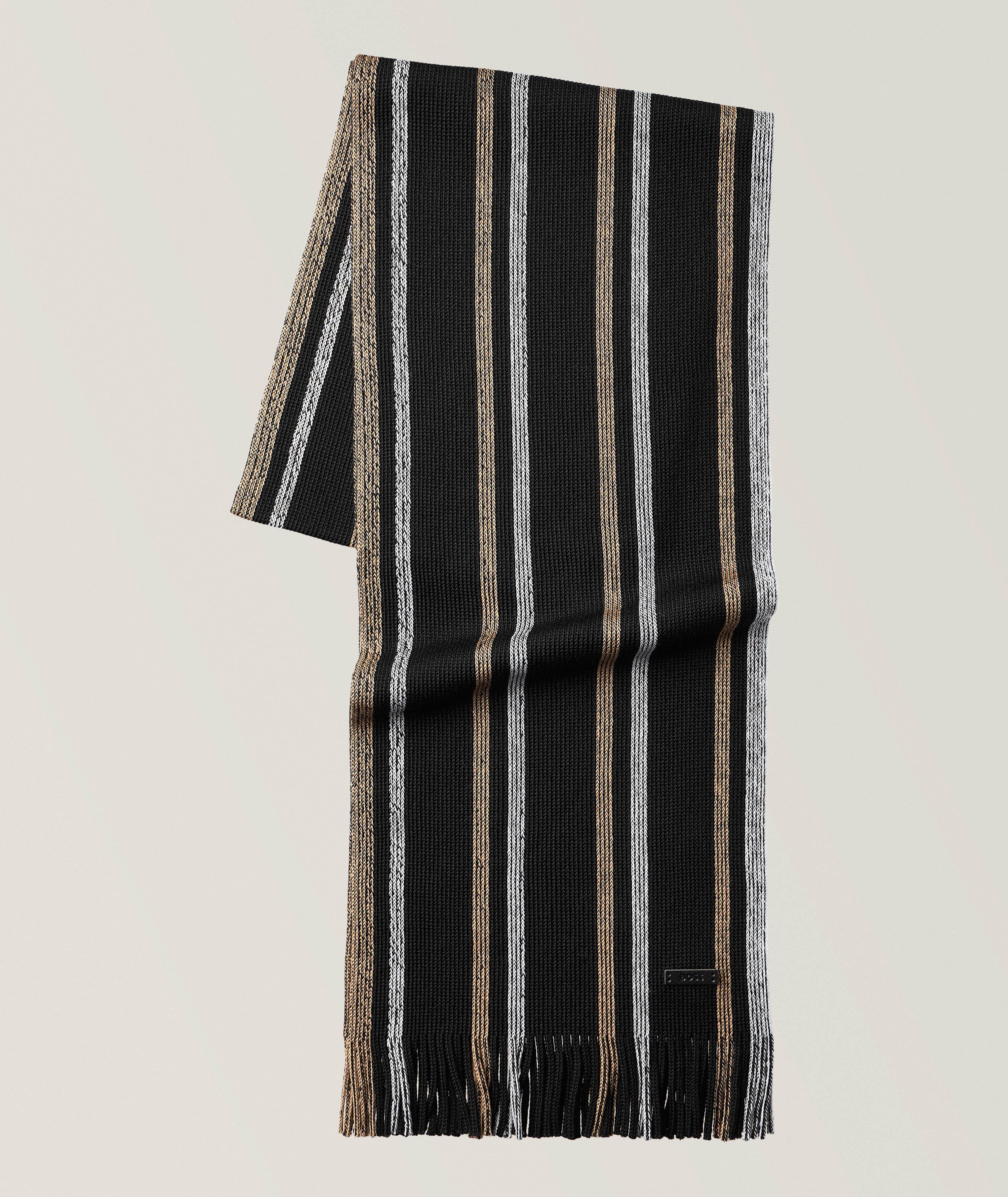 Albas Striped Wool Scarf  image 0