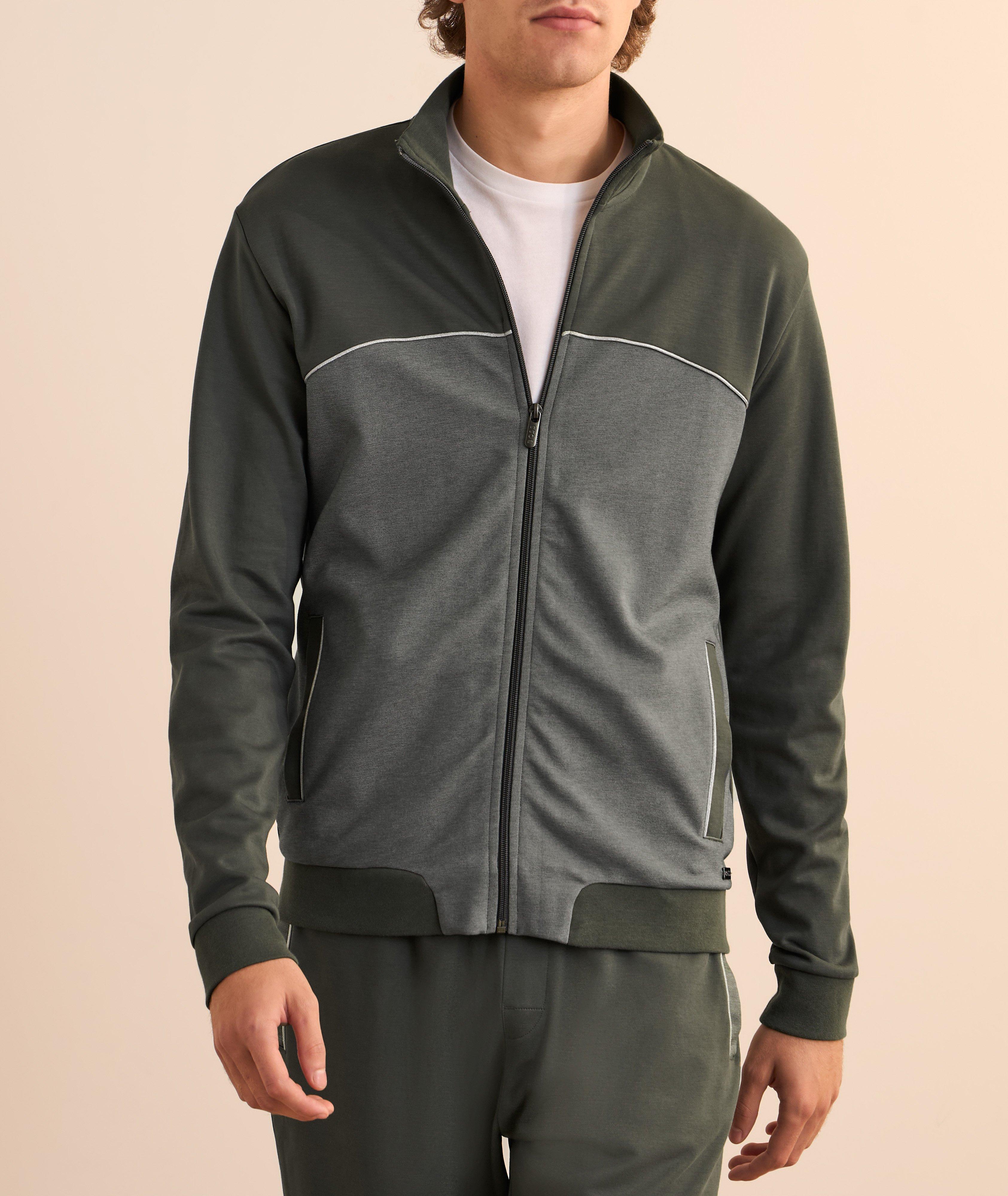 Metallic Piping Tracksuit Jacket image 1
