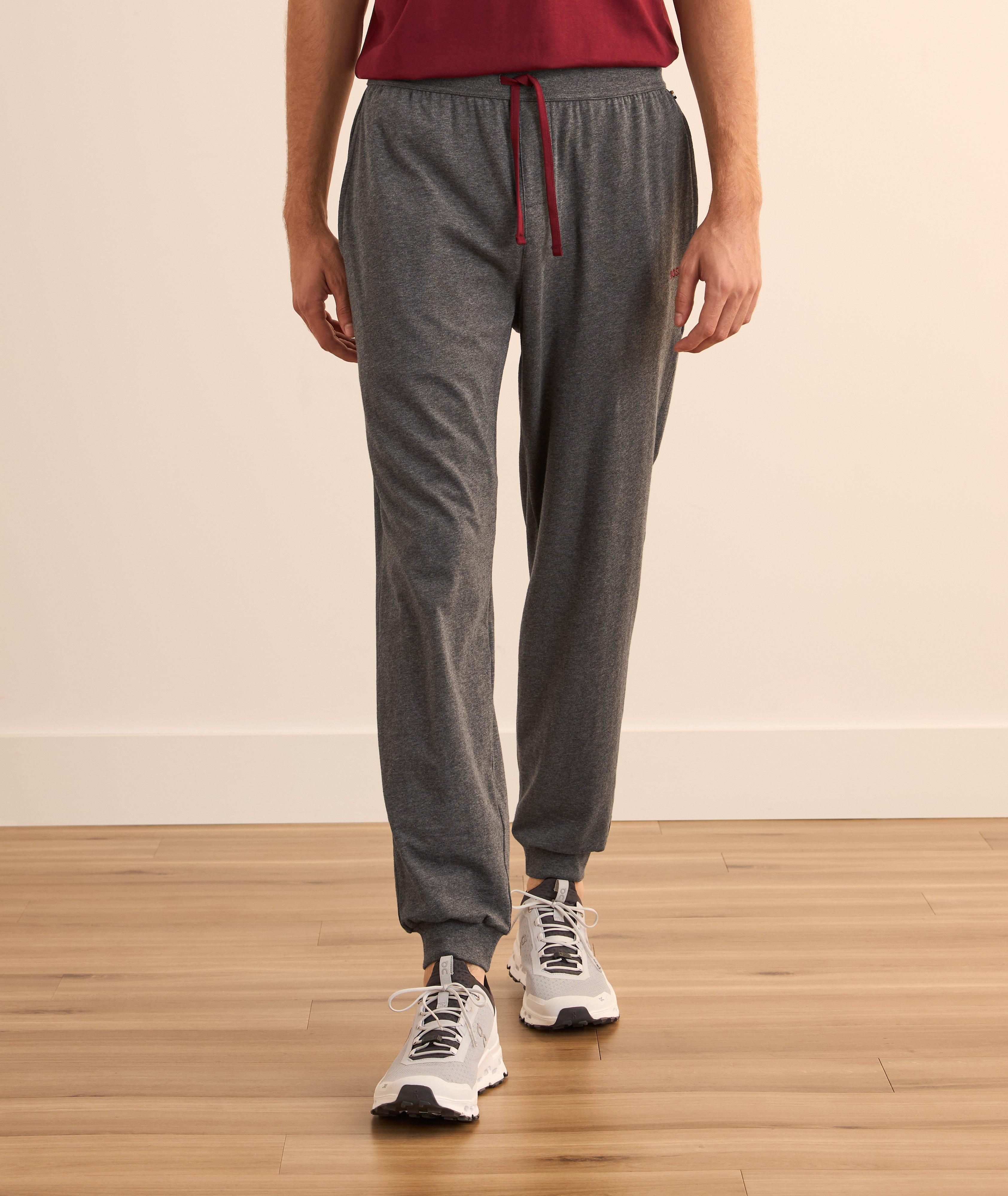 Logo Stretch-Cotton Joggers image 1