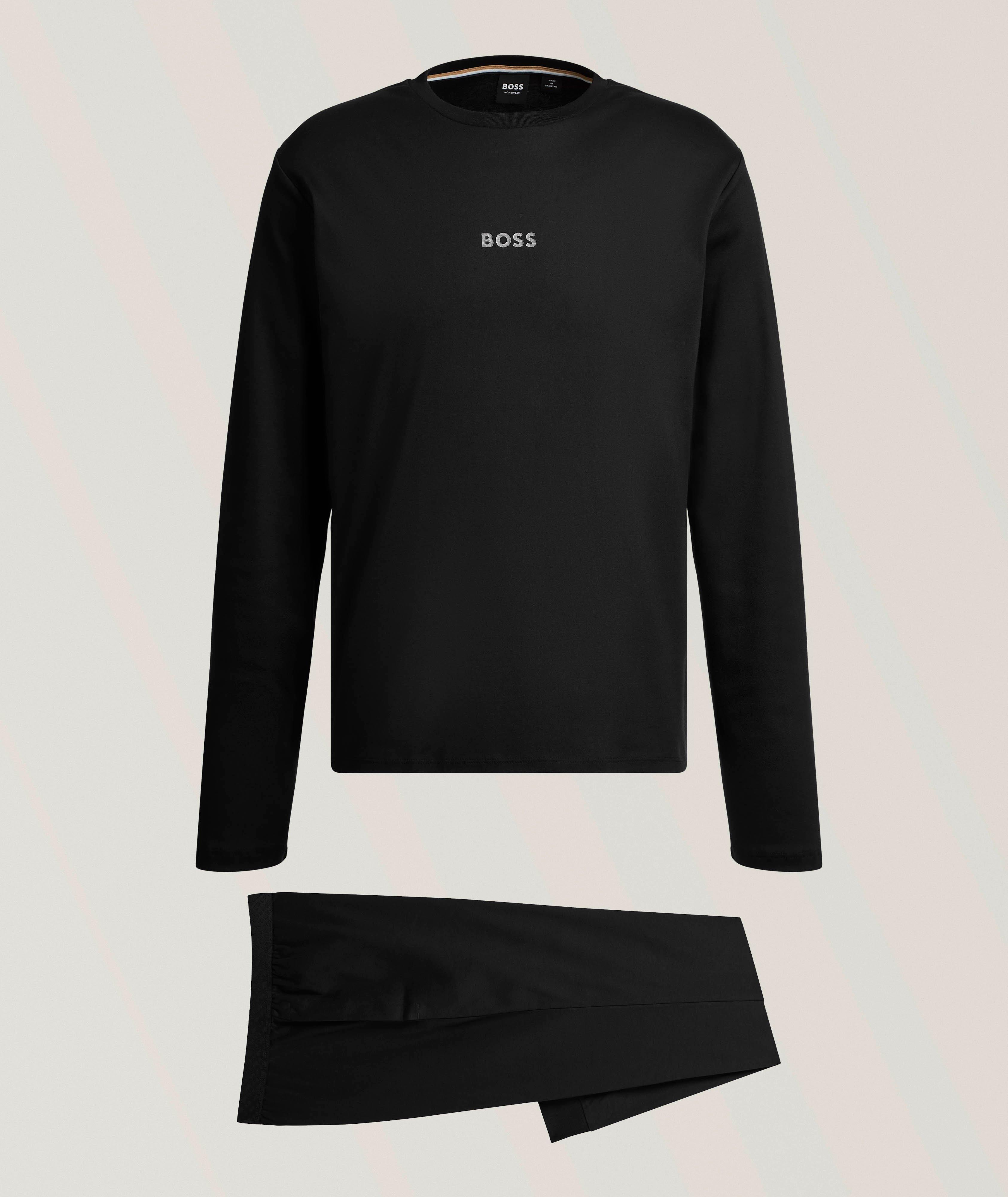 Monogram Pajama Two-Piece Set  image 0