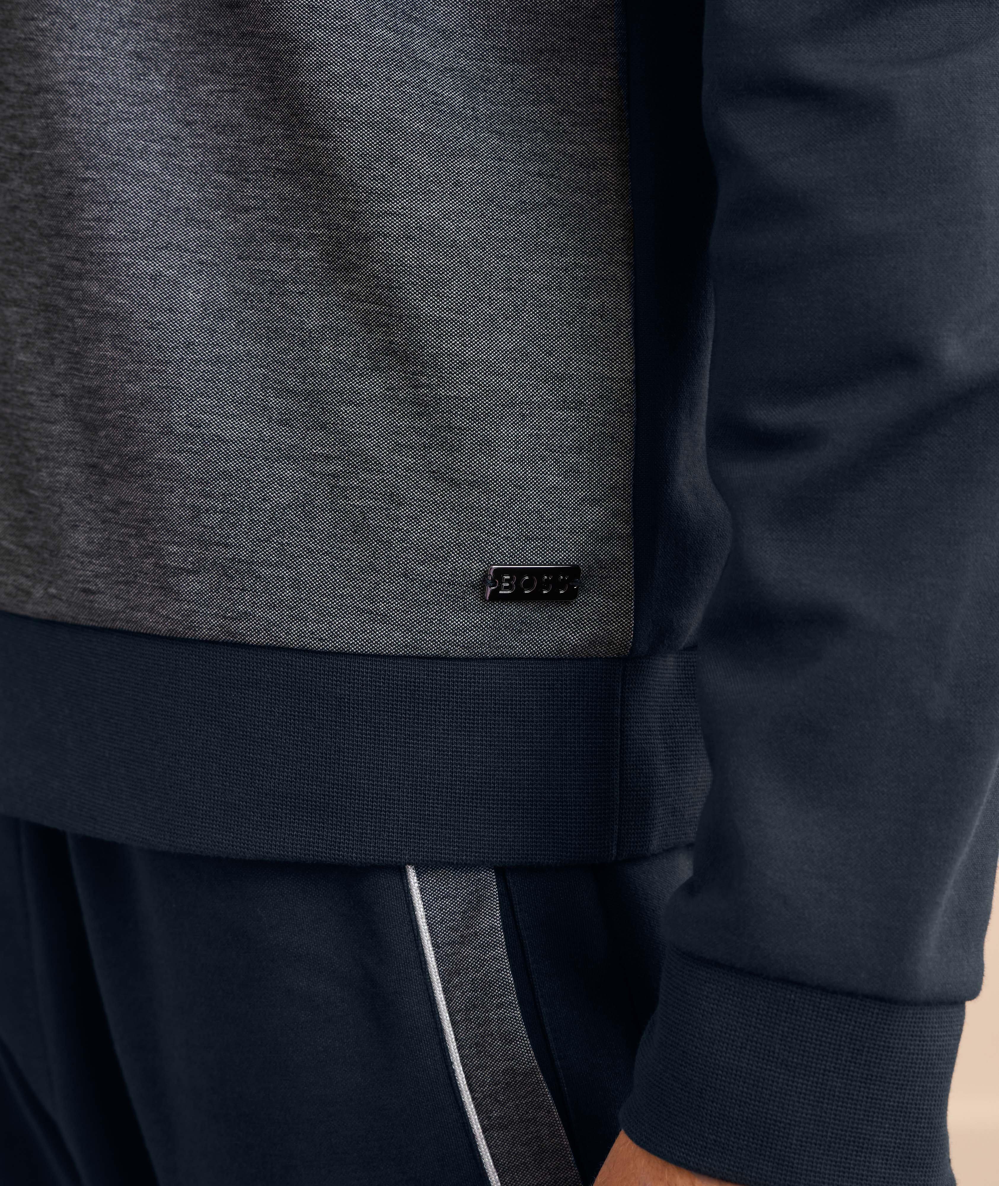 Blouson-pull en mélange de coton image 4