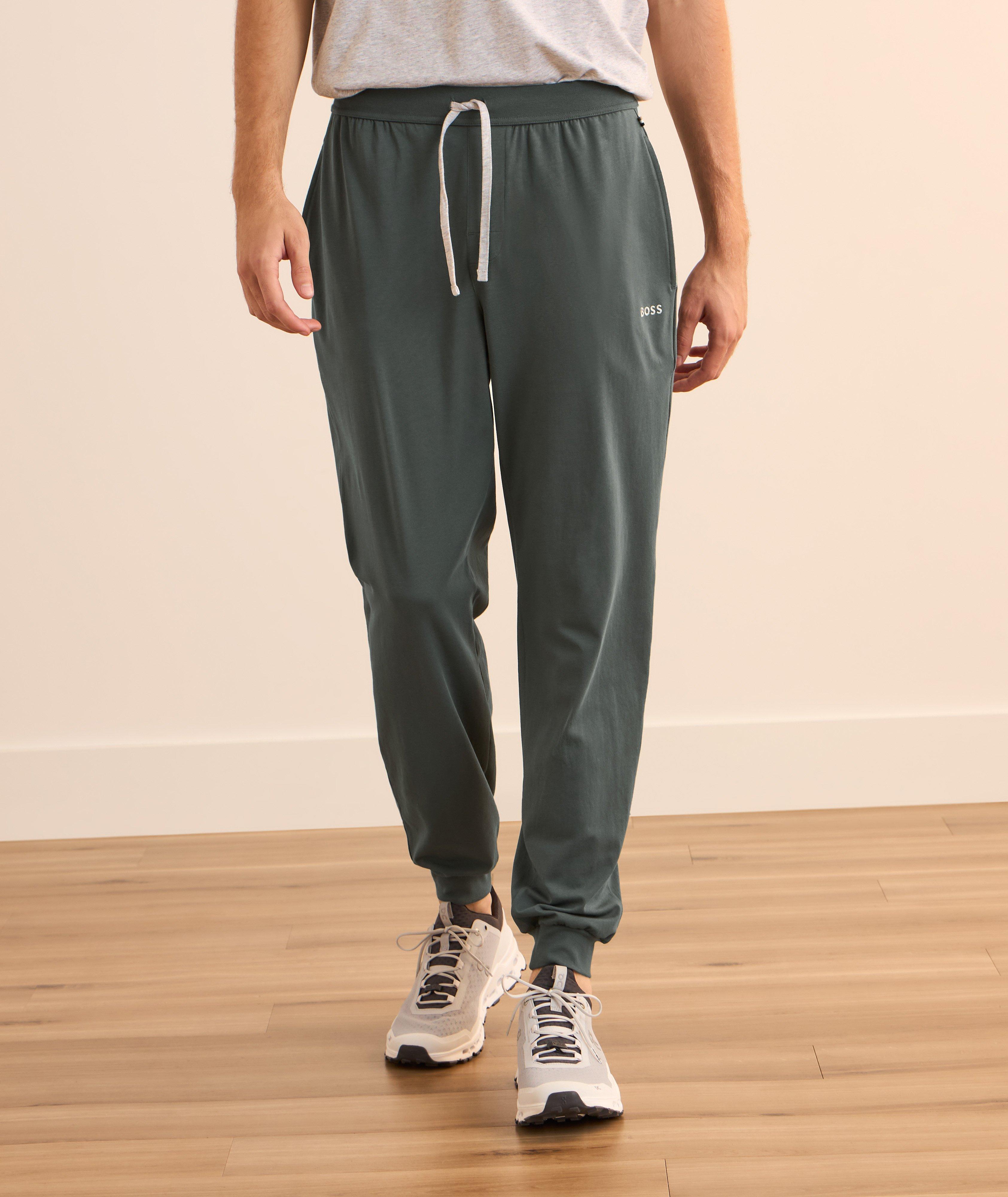 Stretch-Cotton Joggers image 1