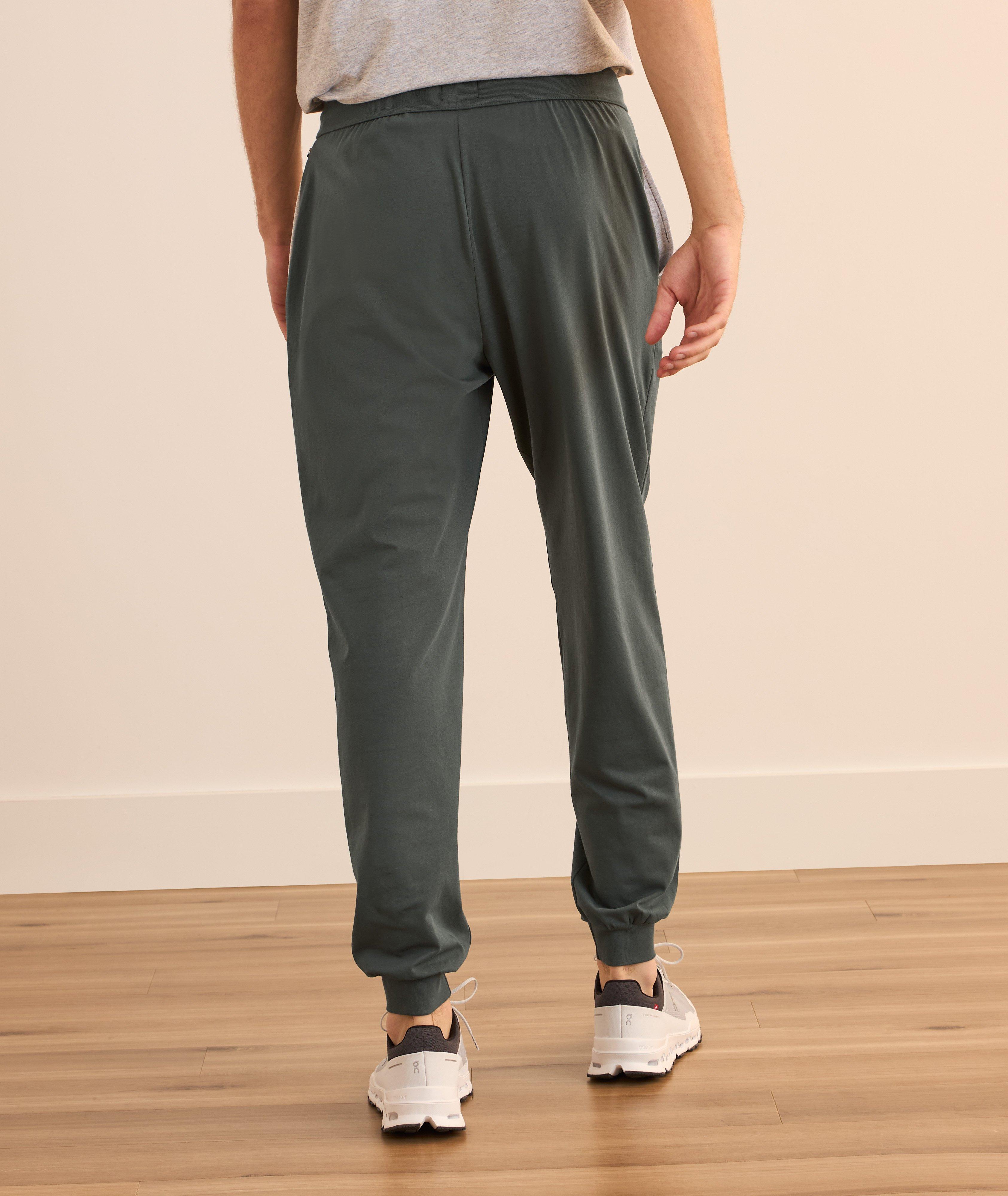 Stretch-Cotton Joggers image 2