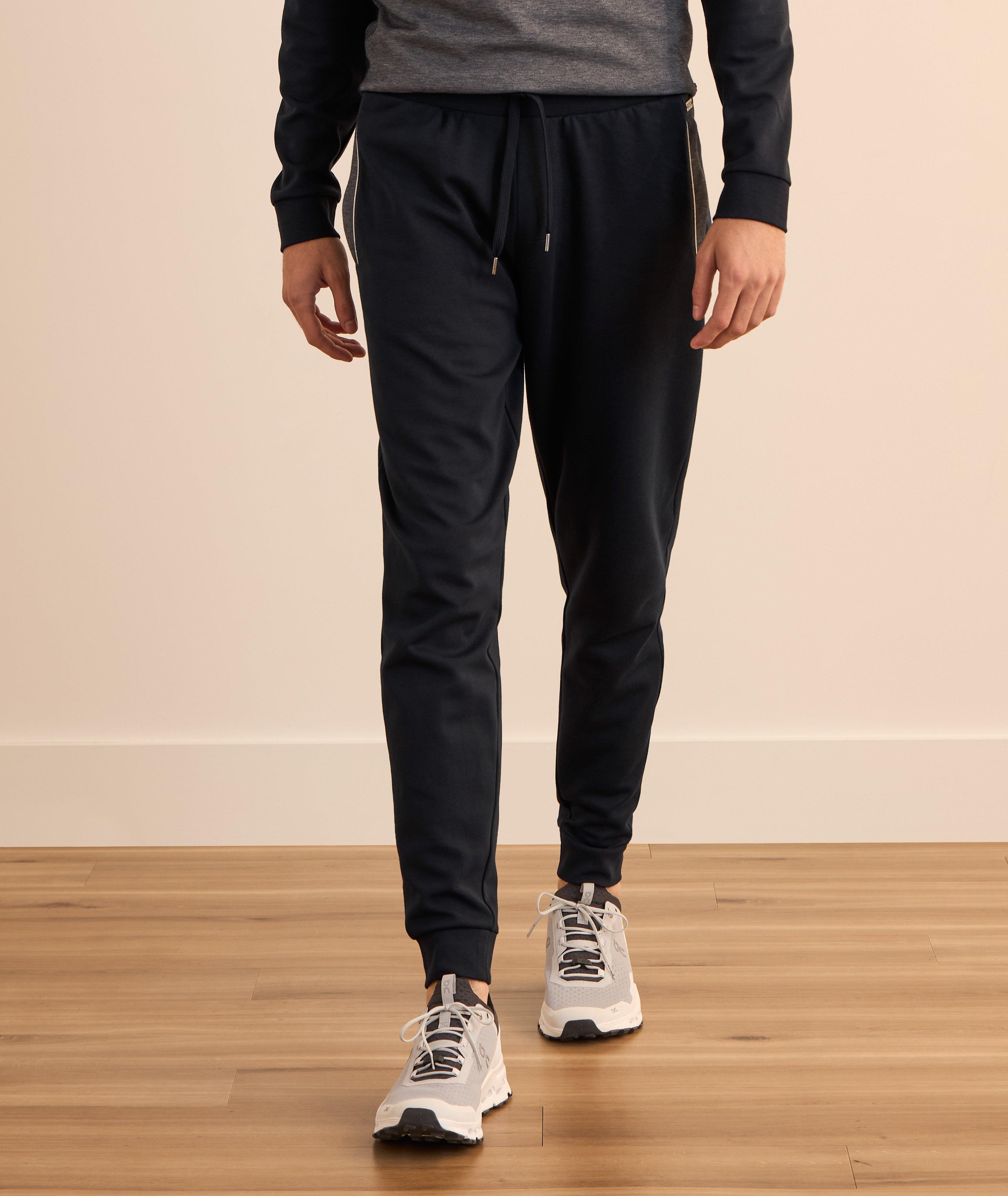 Pantalon de survêtement en mélange de coton image 1