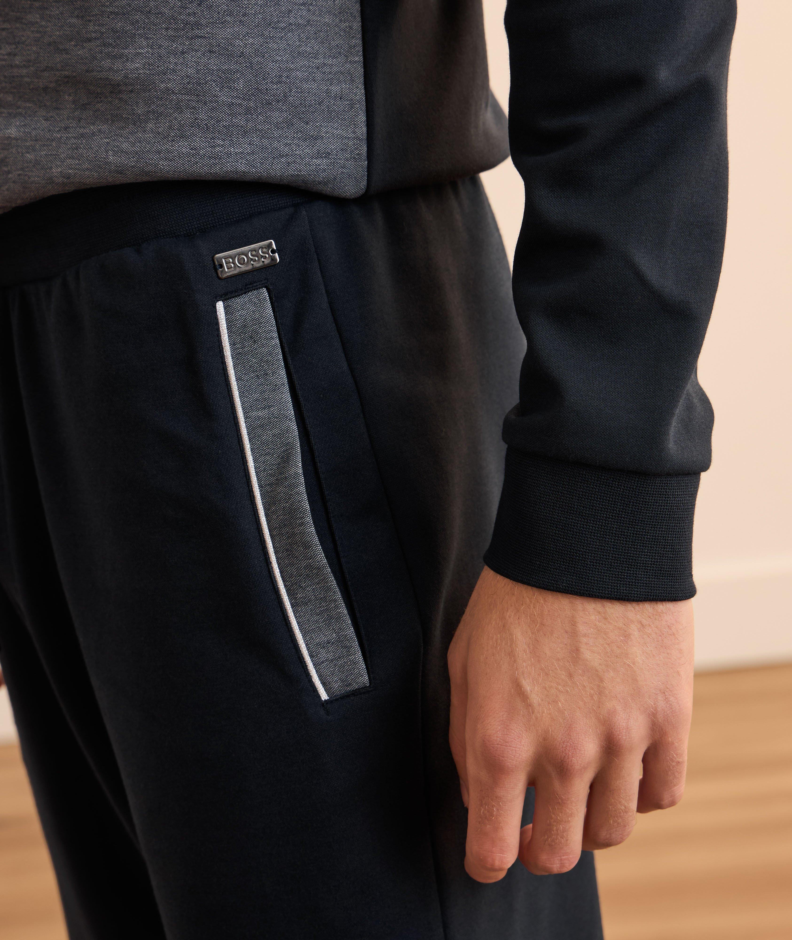 Pantalon de survêtement en mélange de coton image 3