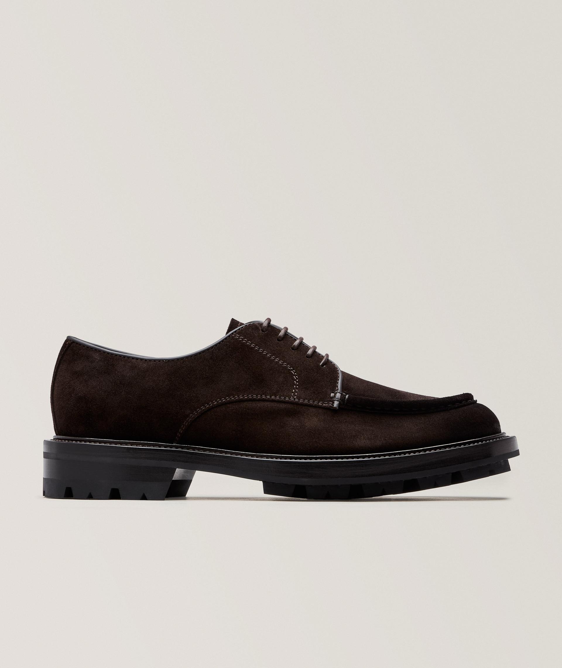 Chaussure lacée en suède image 0